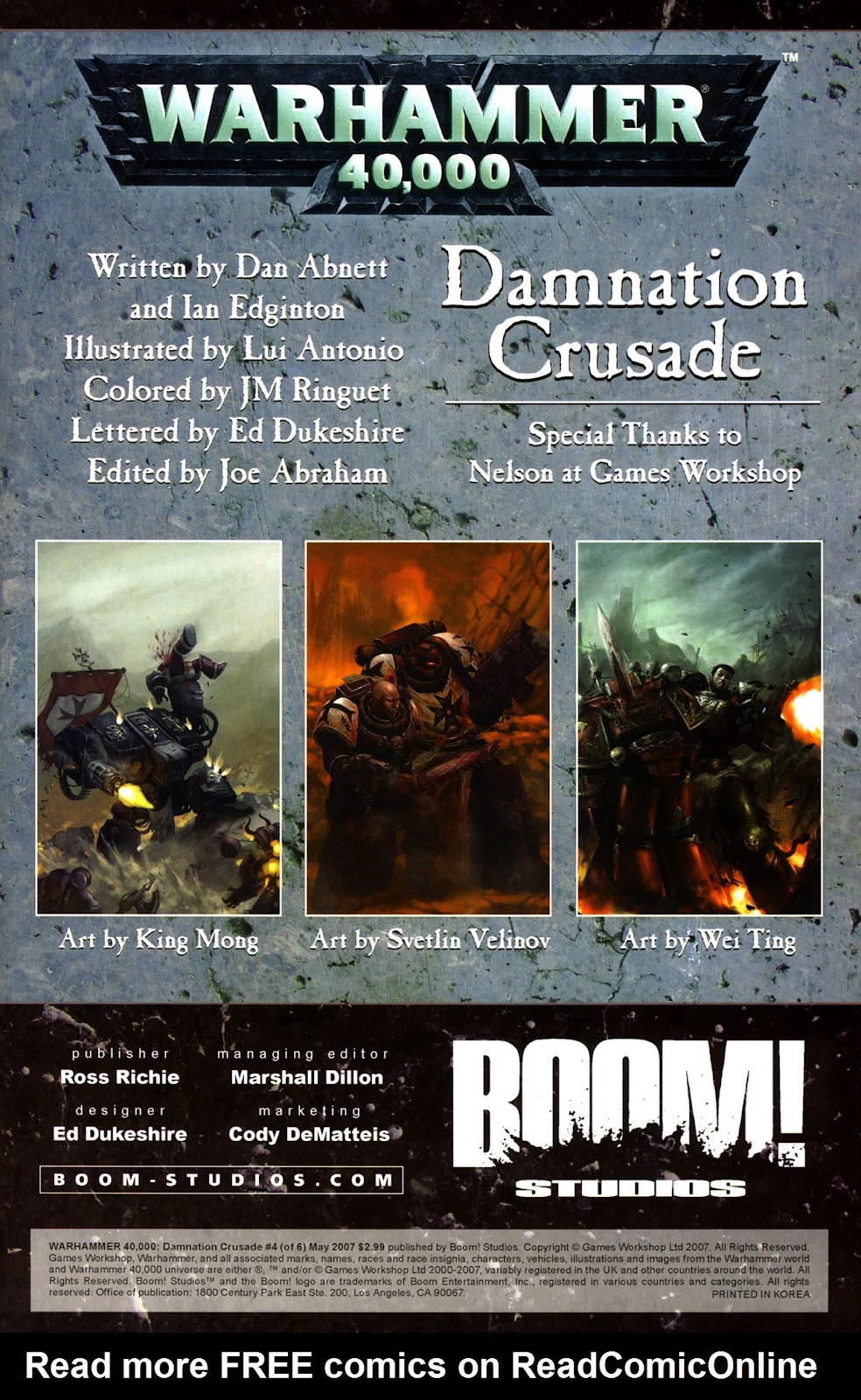 Warhammer 40,000: Damnation Crusade issue 4 - Page 22