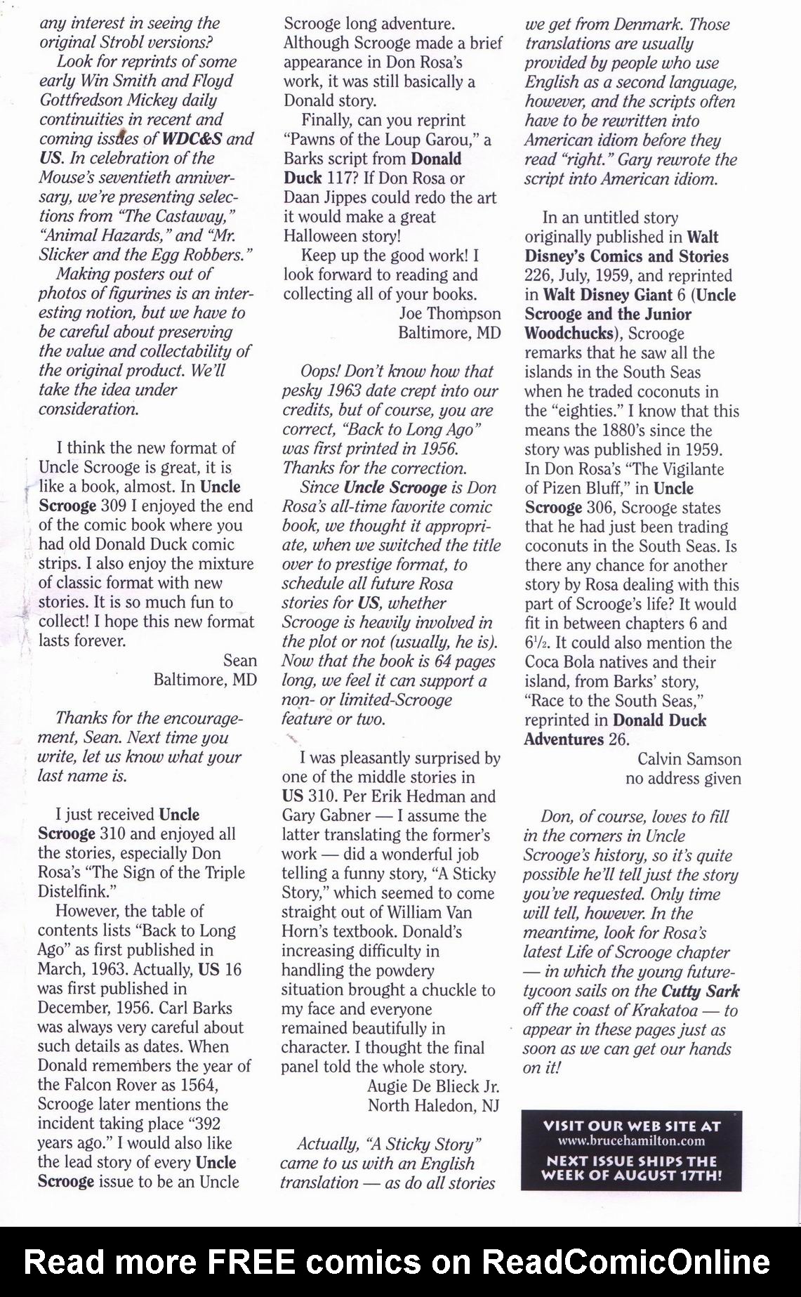 Read online Uncle Scrooge (1953) comic -  Issue #313 - 67