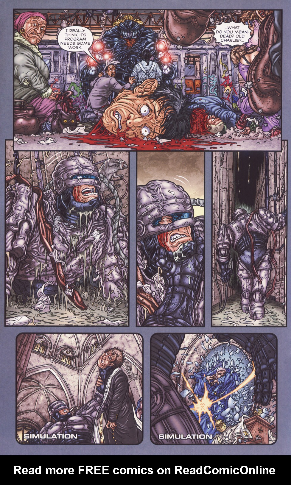 Read online Frank Miller's Robocop comic -  Issue #6 - 16
