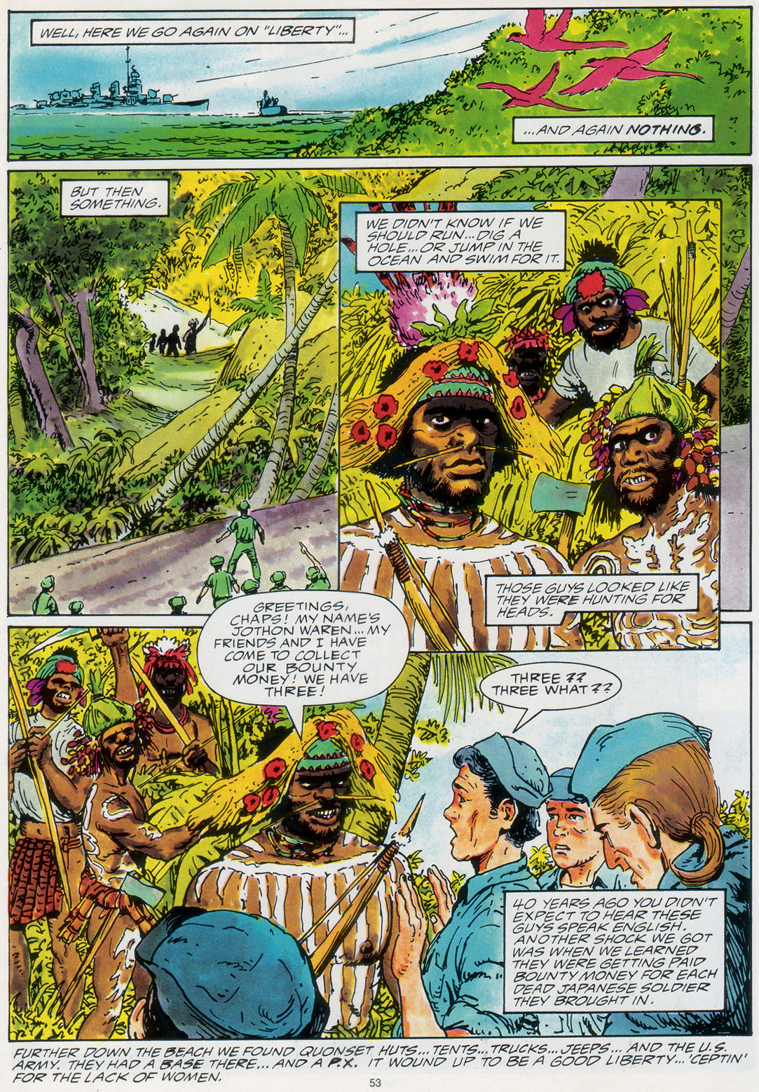 Read online Marvel Graphic Novel comic -  Issue #30 - A Sailor's Story - 58