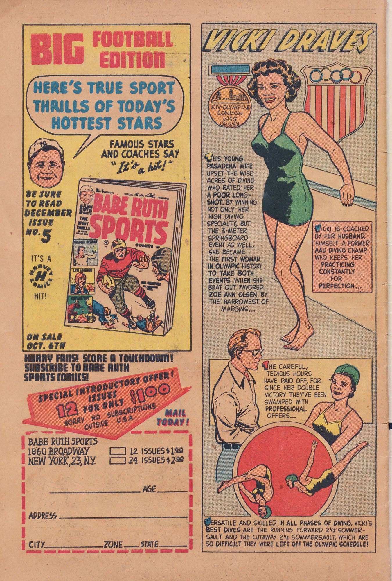 Read online Babe Ruth Sports Comics comic -  Issue #4 - 30