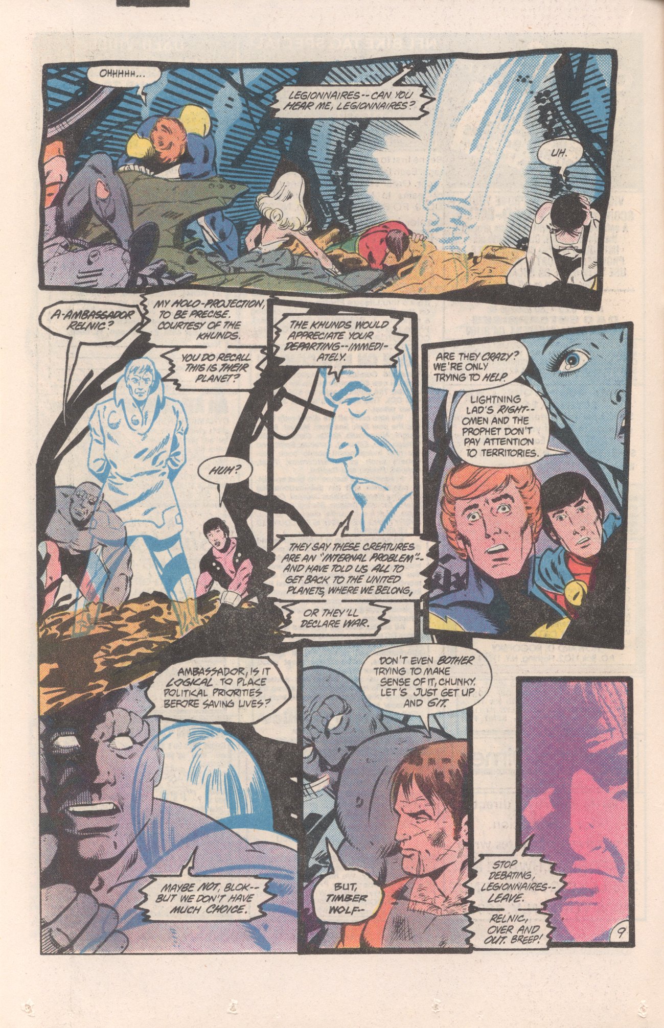 Legion of Super-Heroes (1980) 310 Page 9