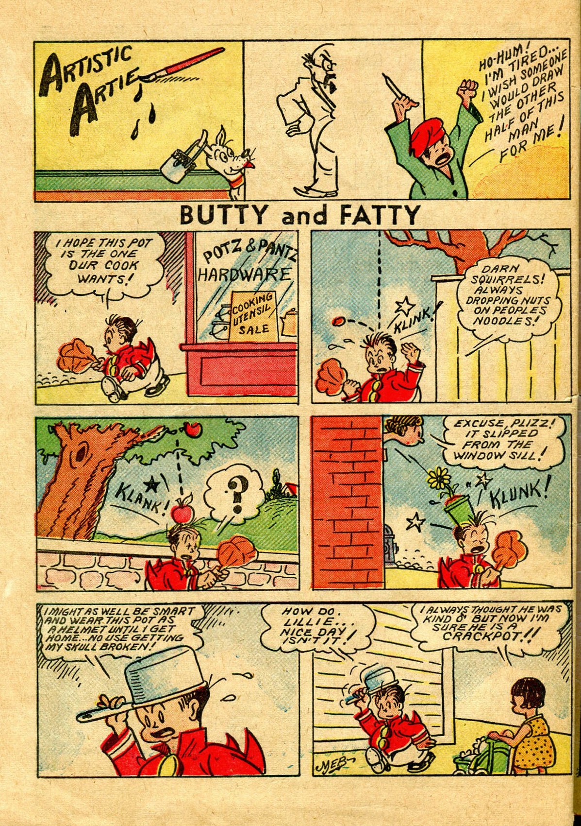 Read online Famous Funnies comic -  Issue #64 - 63