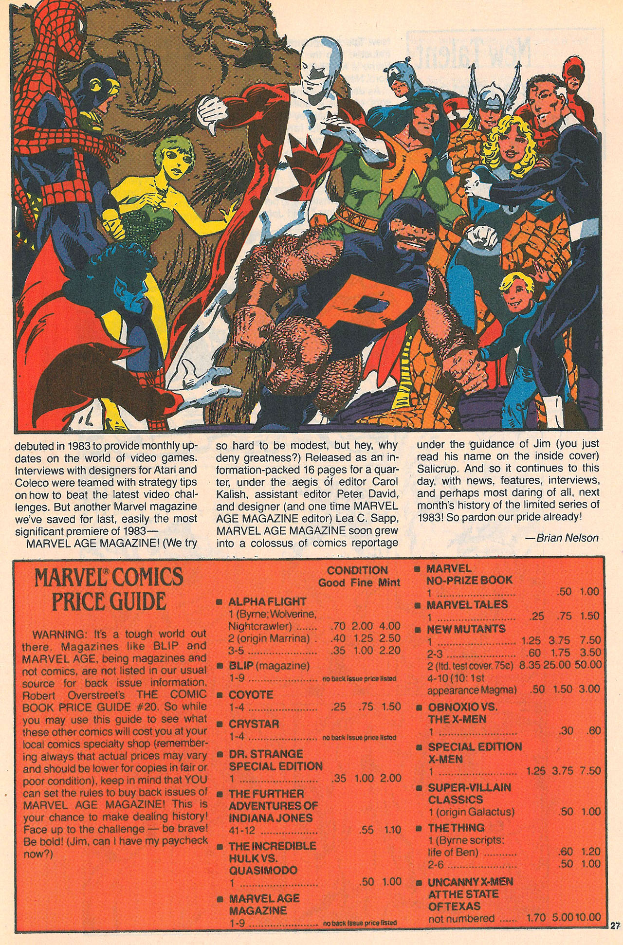 Read online Marvel Age comic -  Issue #96 - 28
