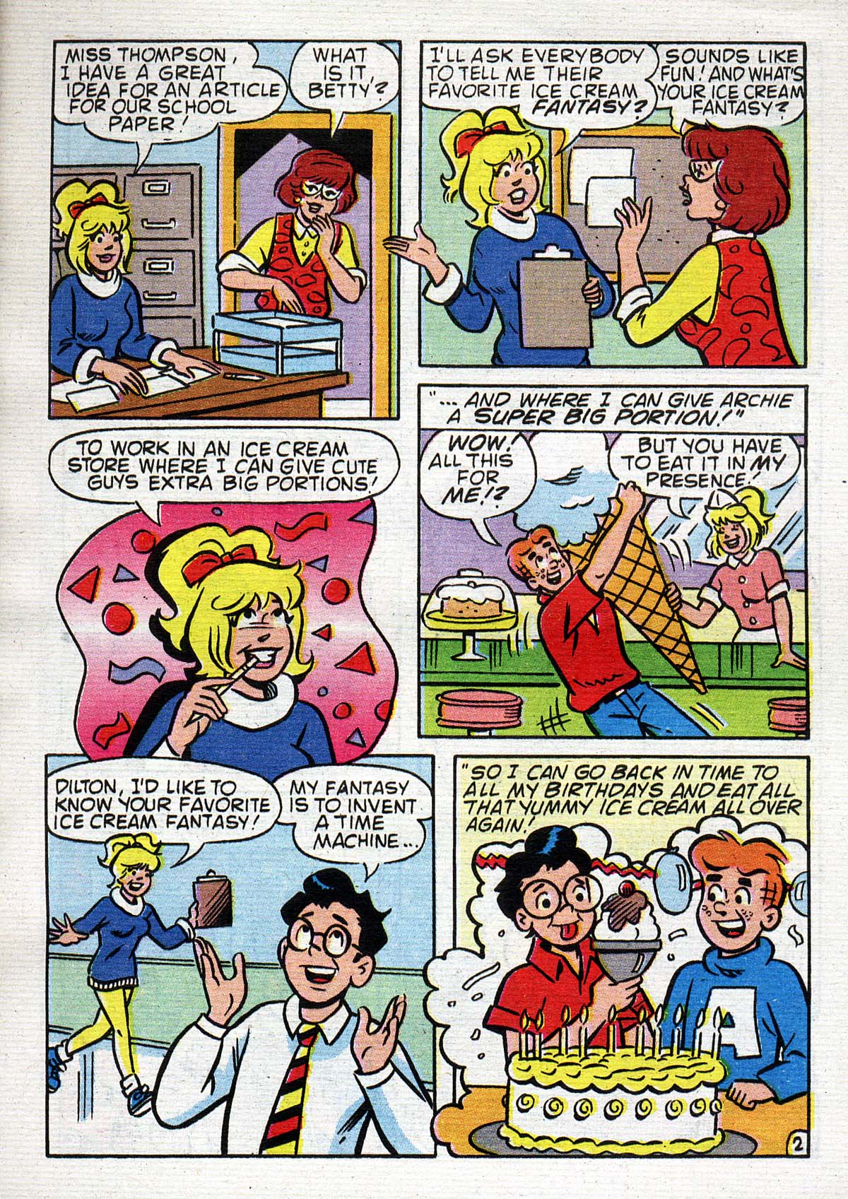 Read online Betty and Veronica Digest Magazine comic -  Issue #54 - 48