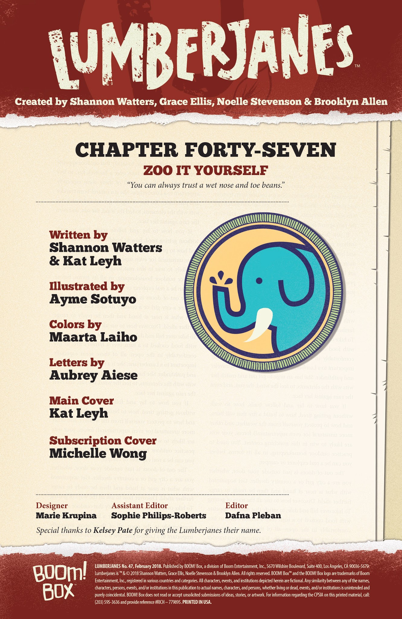 Read online Lumberjanes comic -  Issue #47 - 2
