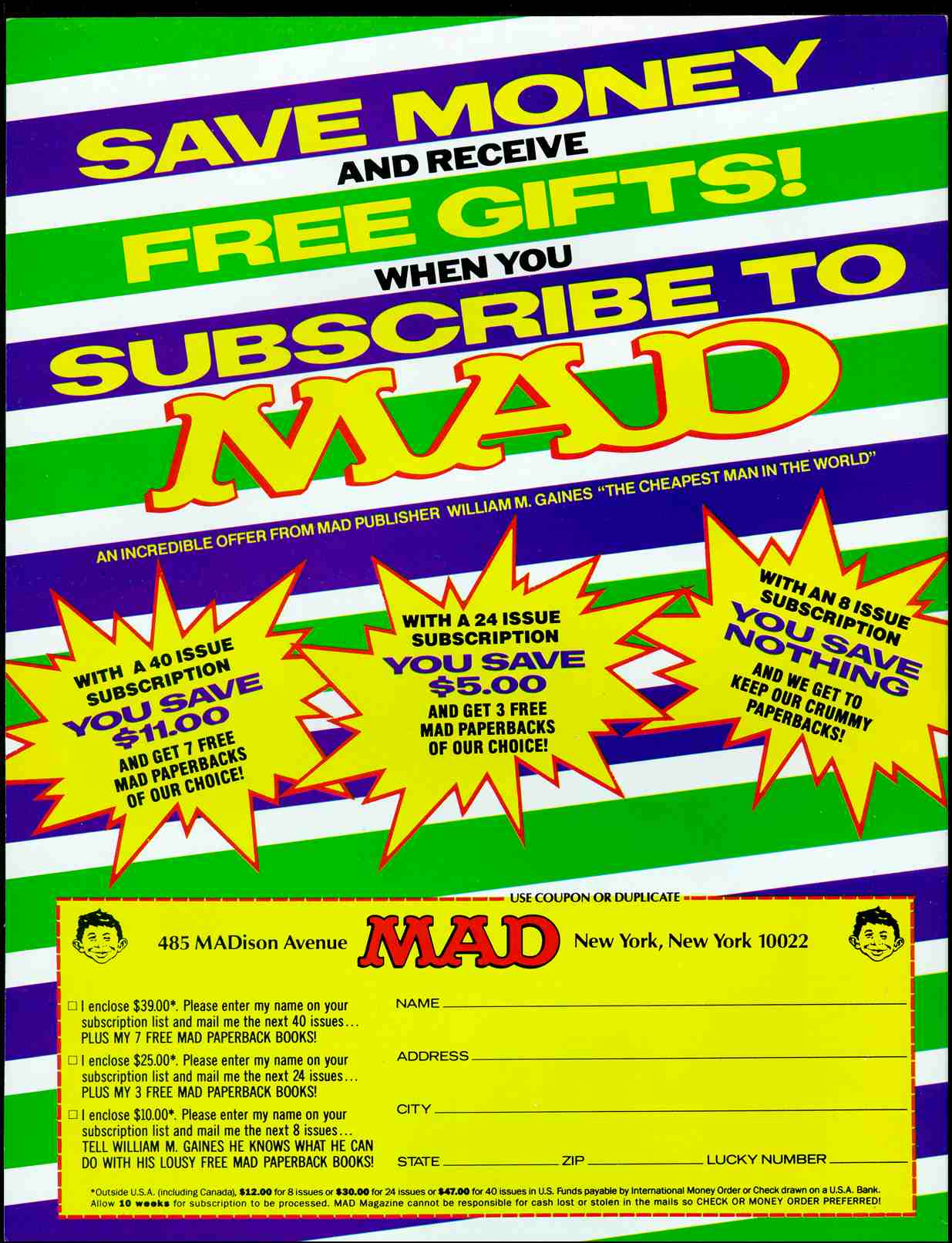 Read online MAD comic -  Issue #259 - 2