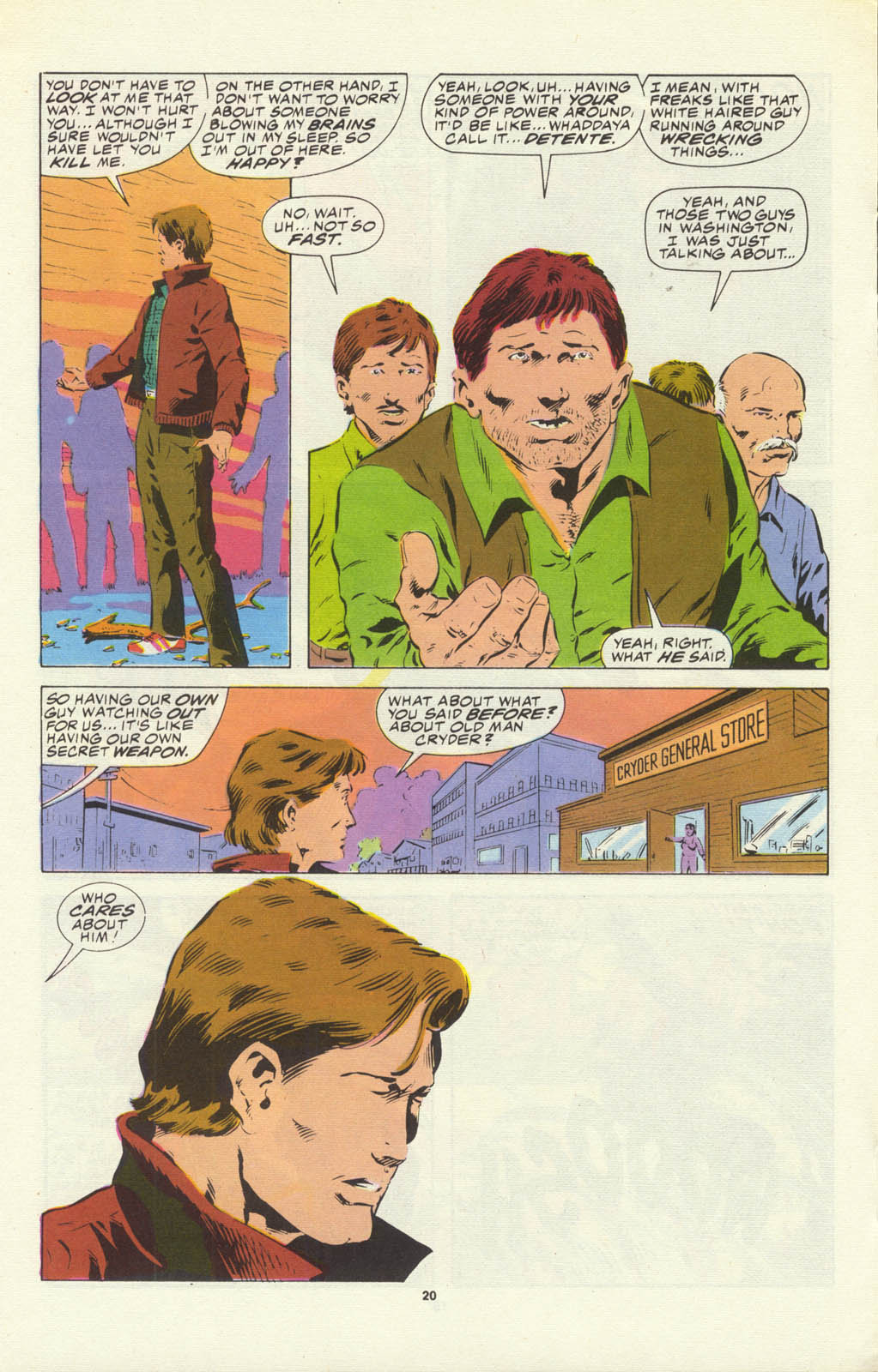 Read online Justice (1986) comic -  Issue #24 - 22