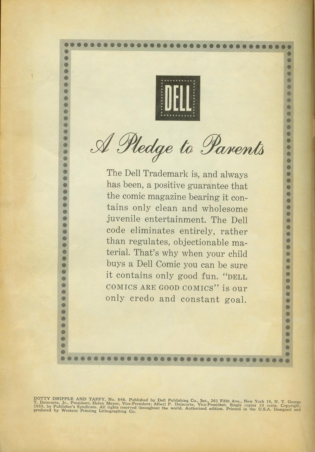 Read online Four Color Comics comic -  Issue #646 - 2