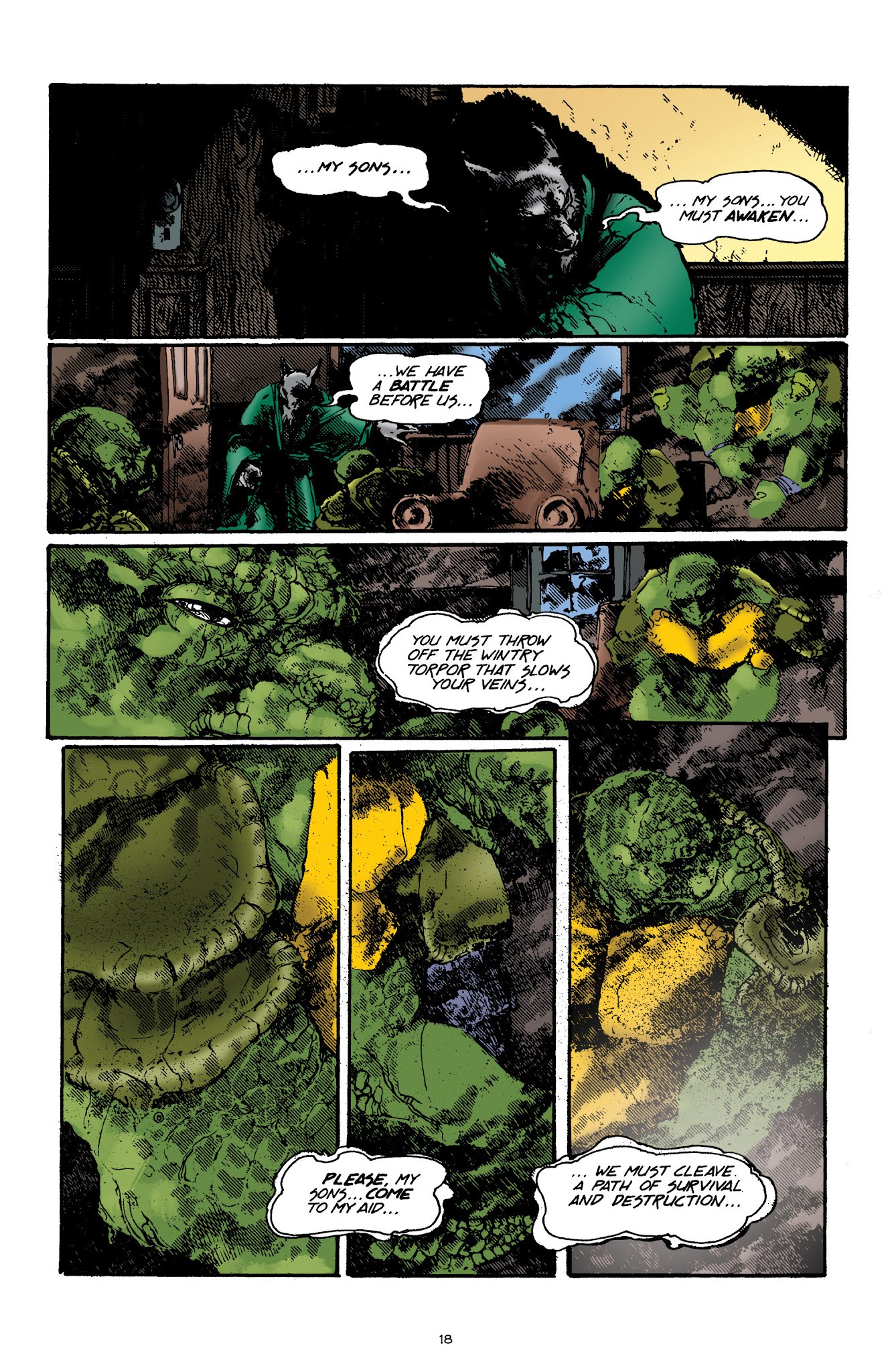 Read online Teenage Mutant Ninja Turtles Legends: Soul's Winter By Michael Zulli comic -  Issue # TPB - 18
