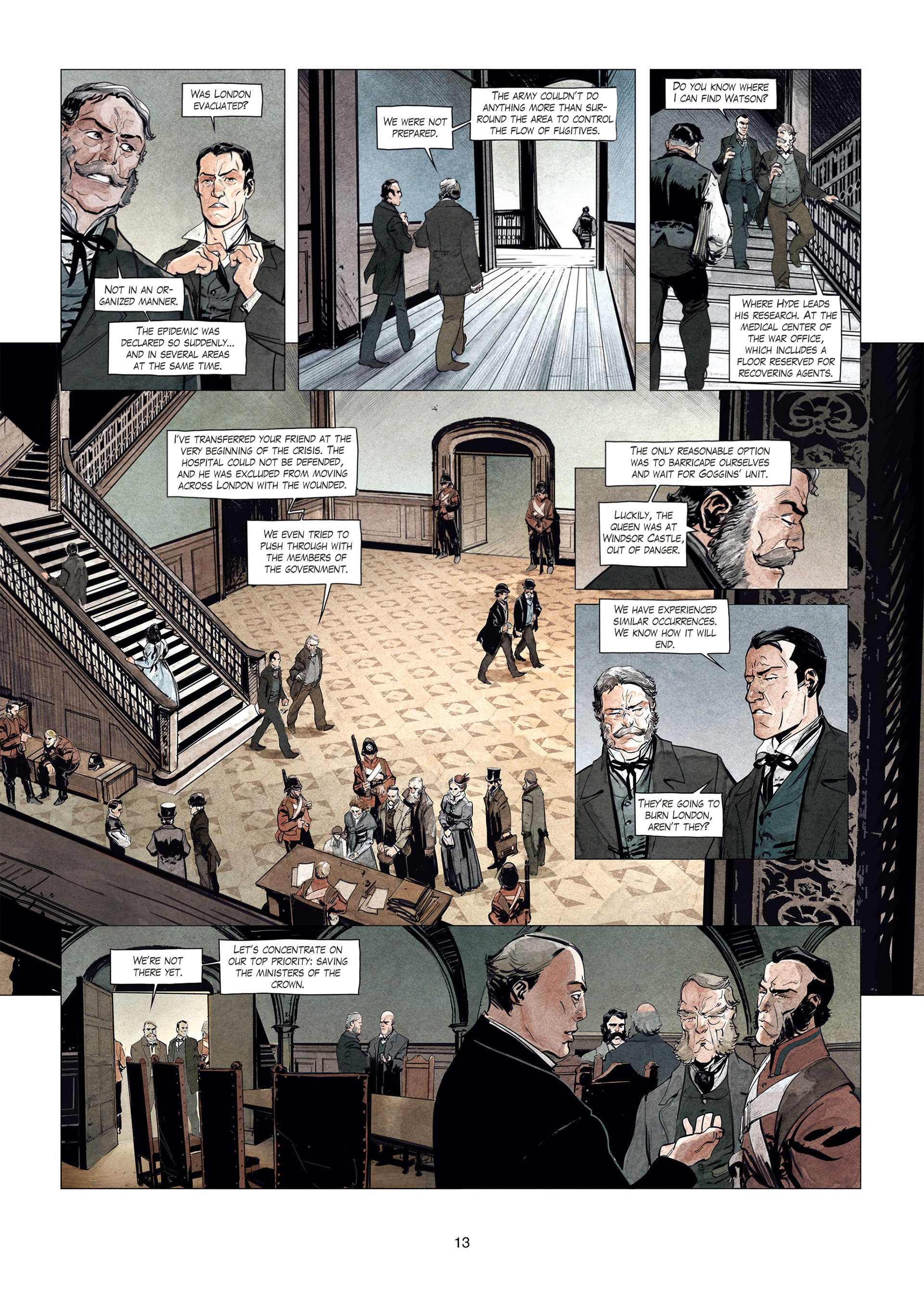 Read online Sherlock Holmes Society Tome 4 : Contamination comic -  Issue # Full - 13
