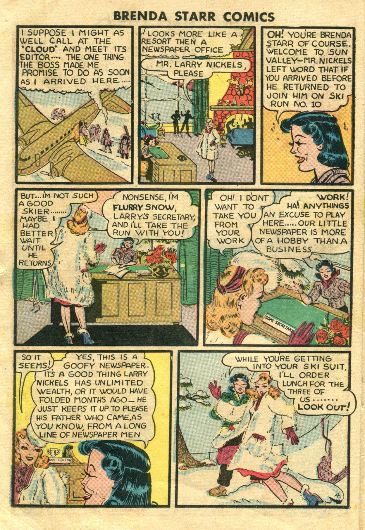 Read online Brenda Starr (1948) comic -  Issue #3 - 6