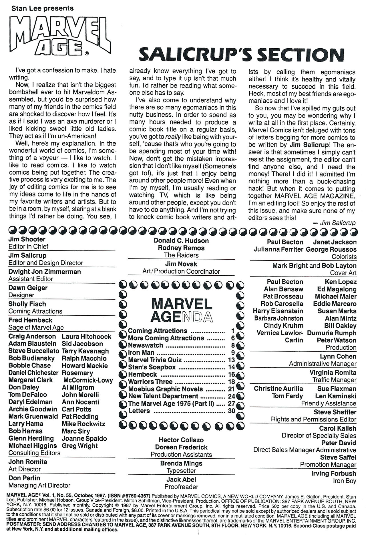 Read online Marvel Age comic -  Issue #55 - 2