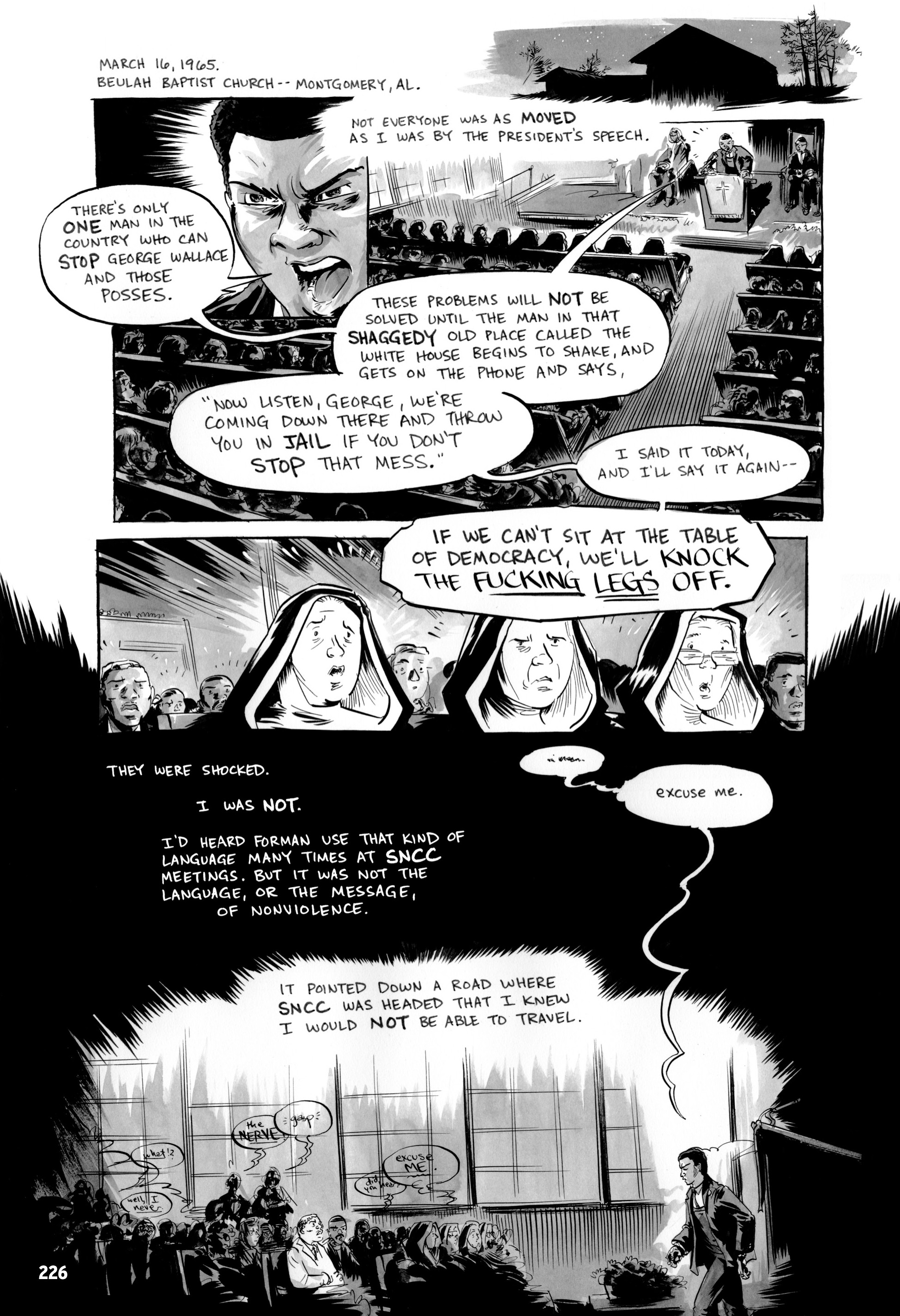 Read online March comic -  Issue #3 - 221