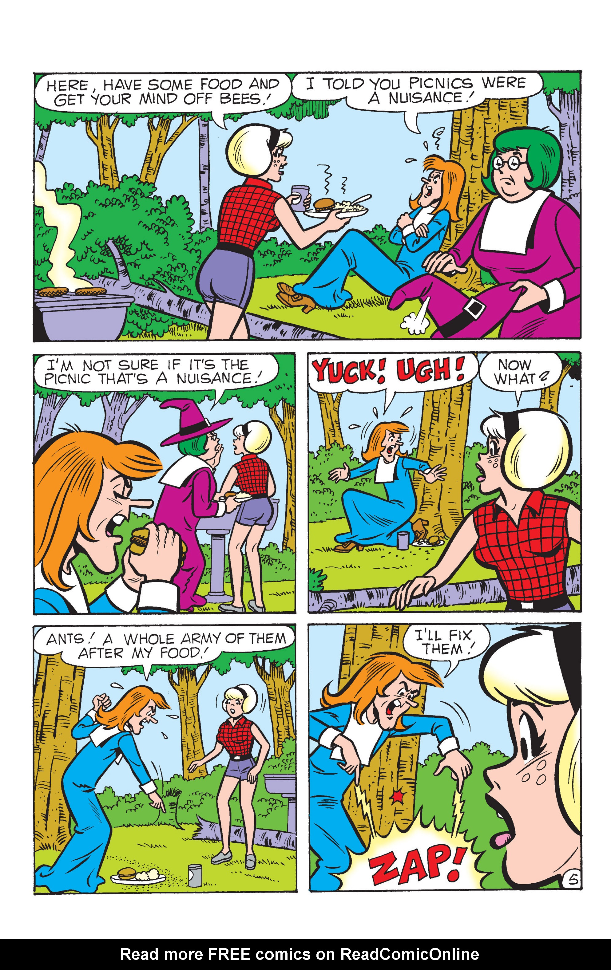 Read online Betty and Veronica: Picnic Antics comic -  Issue # TPB - 88
