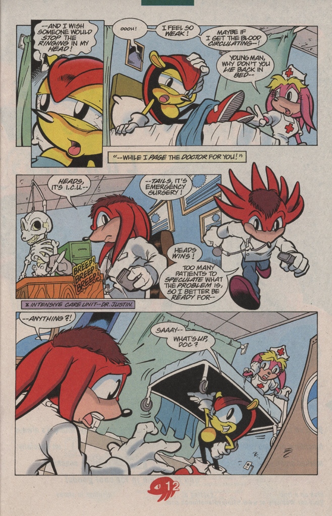Read online Knuckles the Echidna comic -  Issue #14 - 17