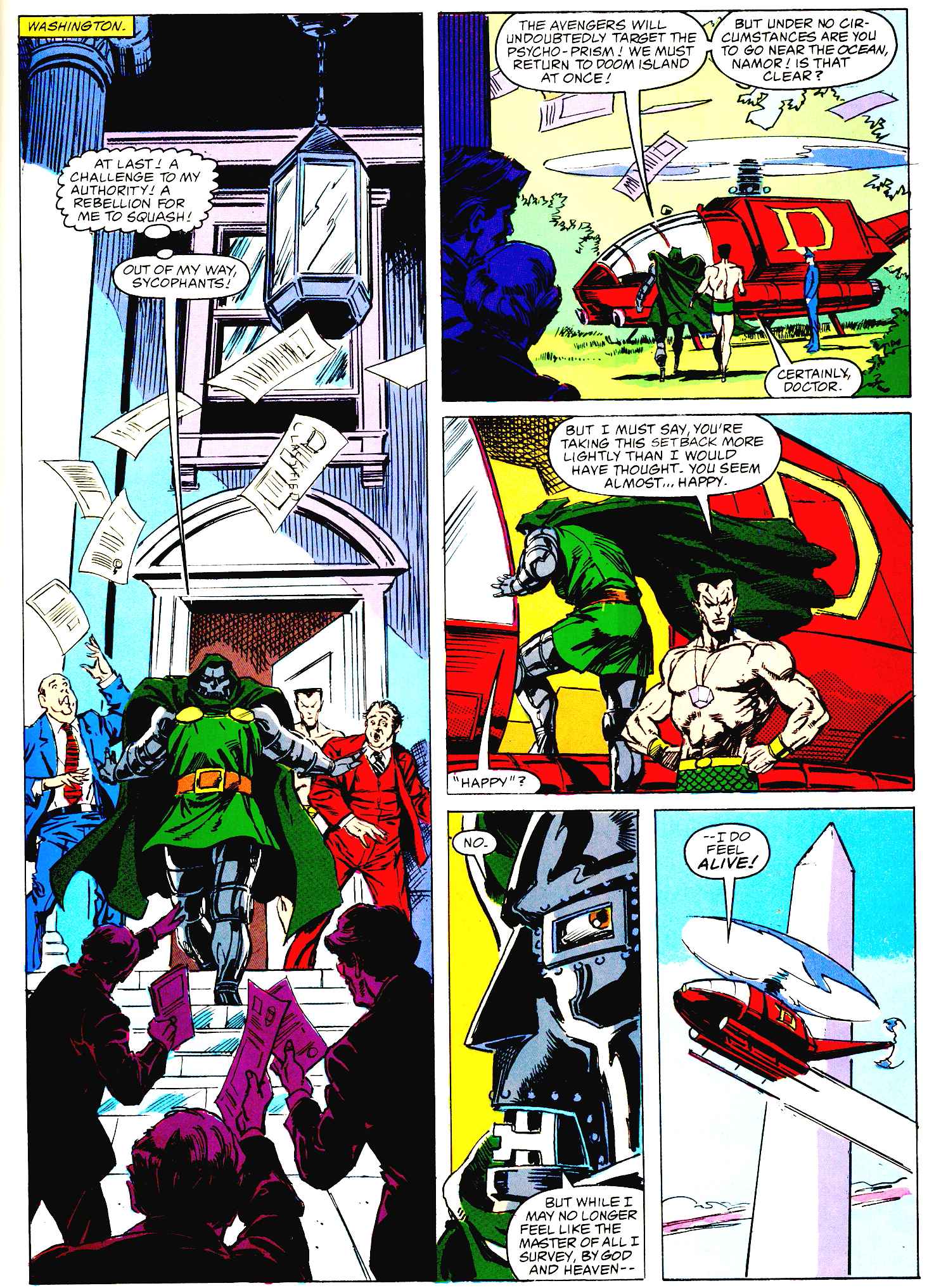 Read online Marvel Graphic Novel comic -  Issue #27 - Avengers - Emperor Doom - 50