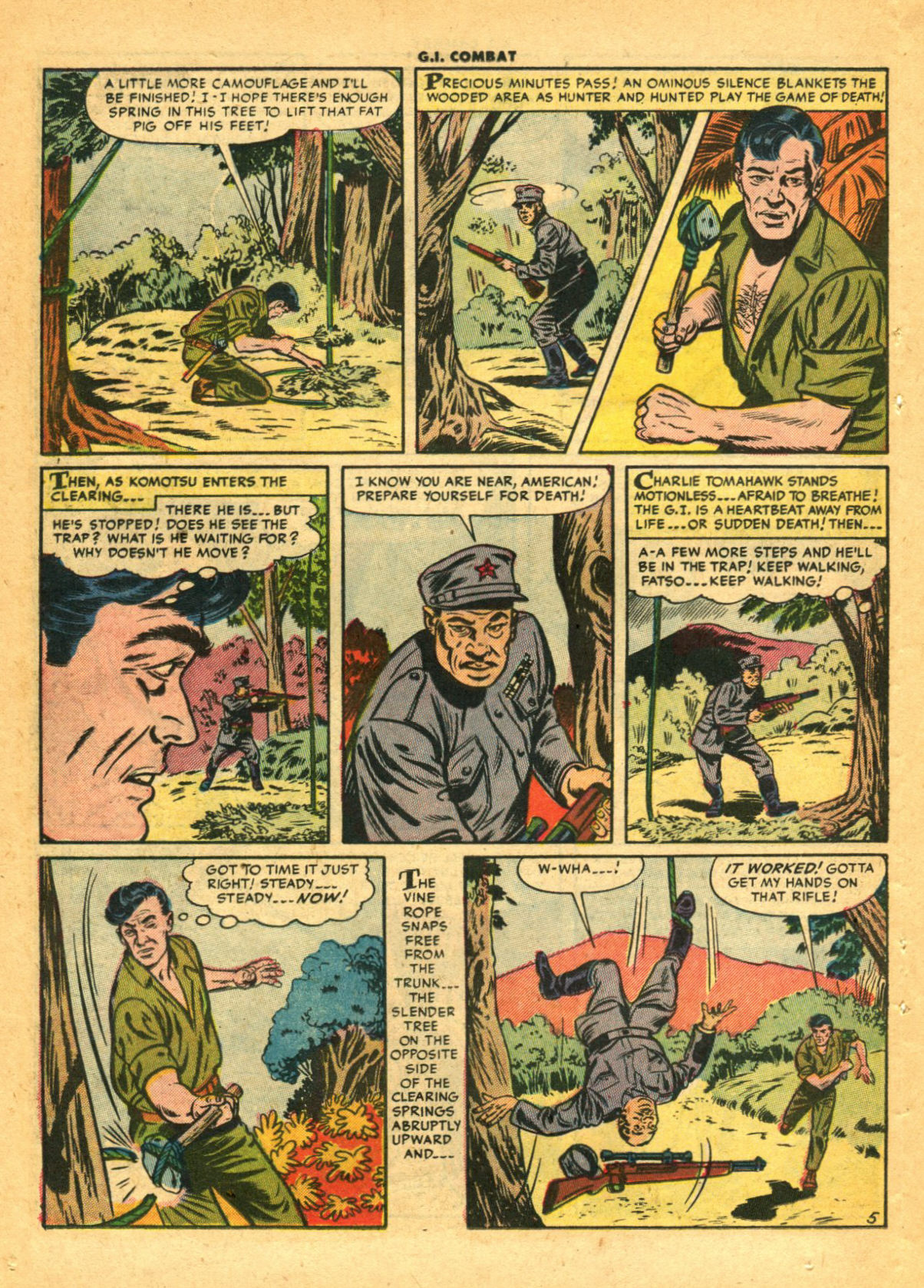 Read online G.I. Combat (1952) comic -  Issue #16 - 15