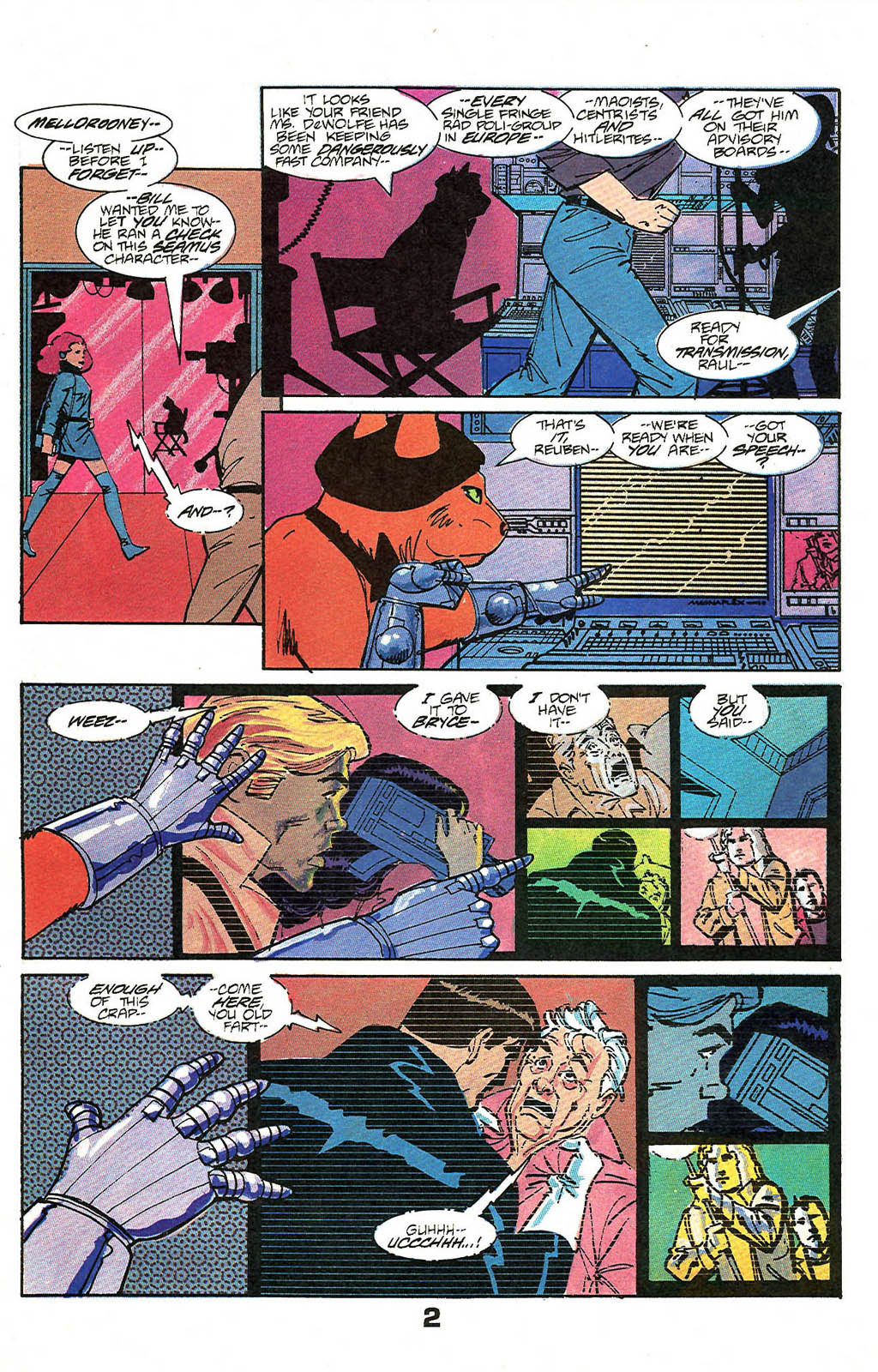 Read online American Flagg! comic -  Issue #50 - 4