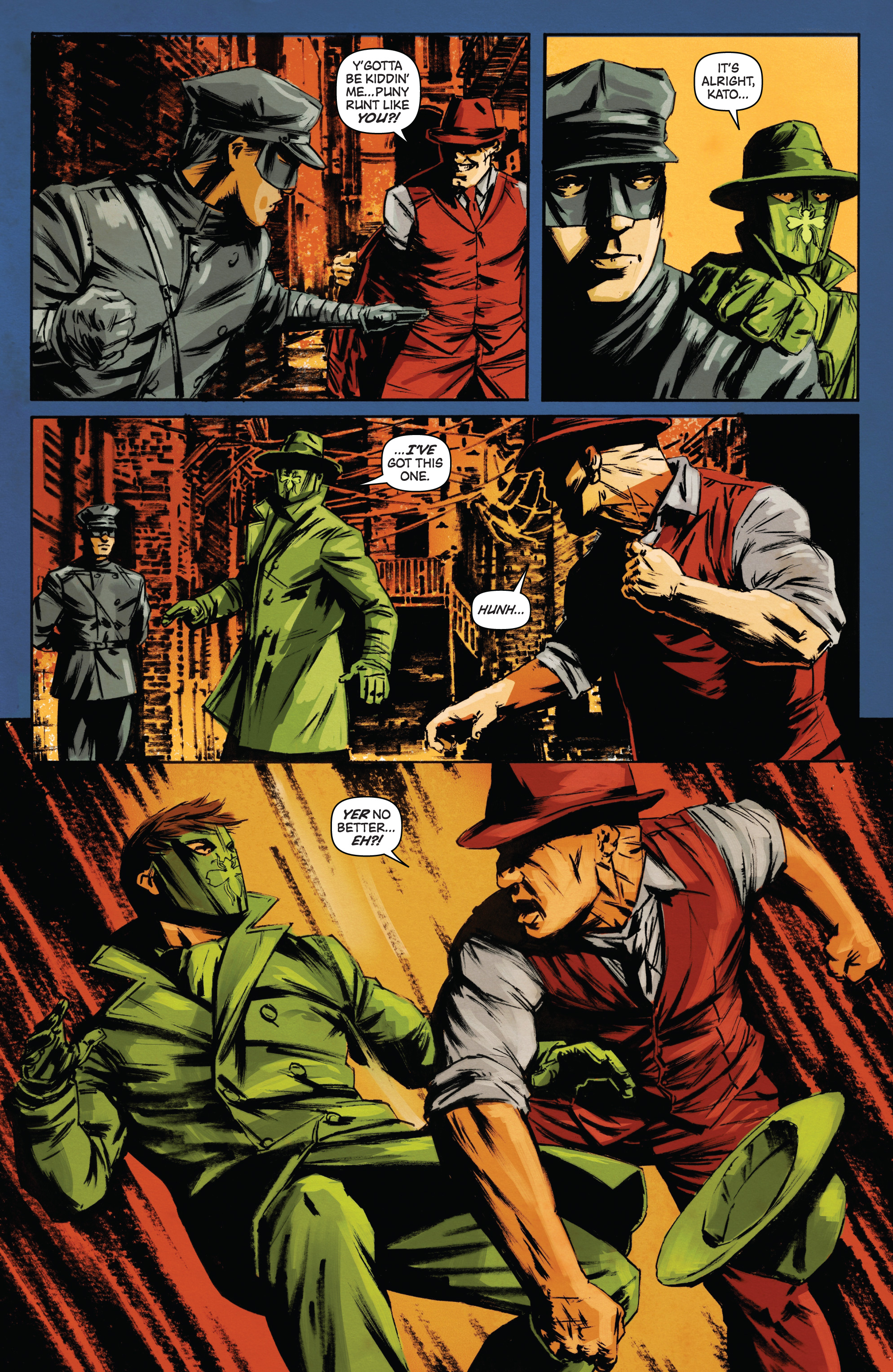 Read online Green Hornet: Year One comic -  Issue #4 - 19