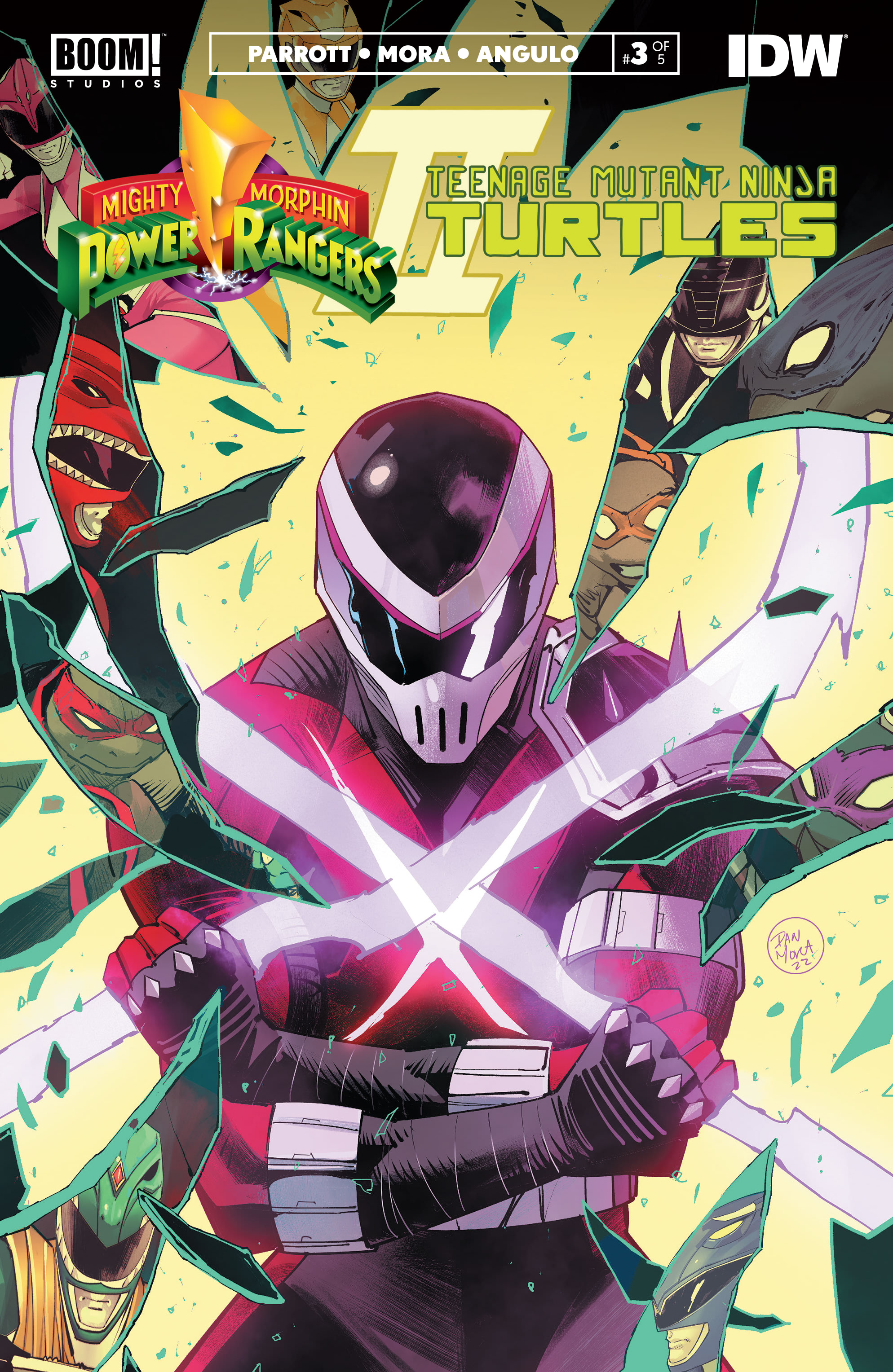 Read online Mighty Morphin Power Rangers/ Teenage Mutant Ninja Turtles II comic -  Issue #3 - 1