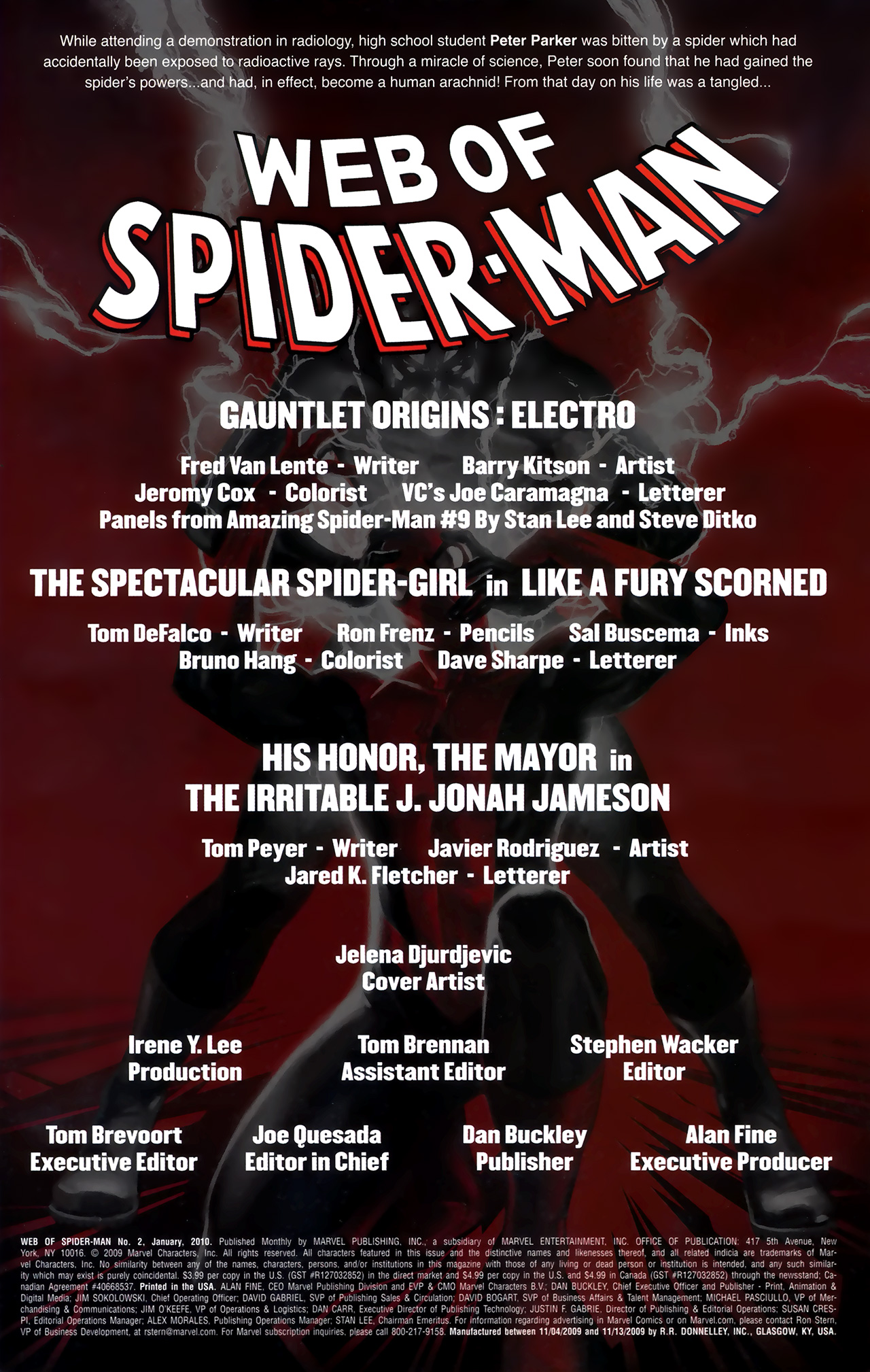 Read online Web of Spider-Man (2009) comic -  Issue #2 - 2