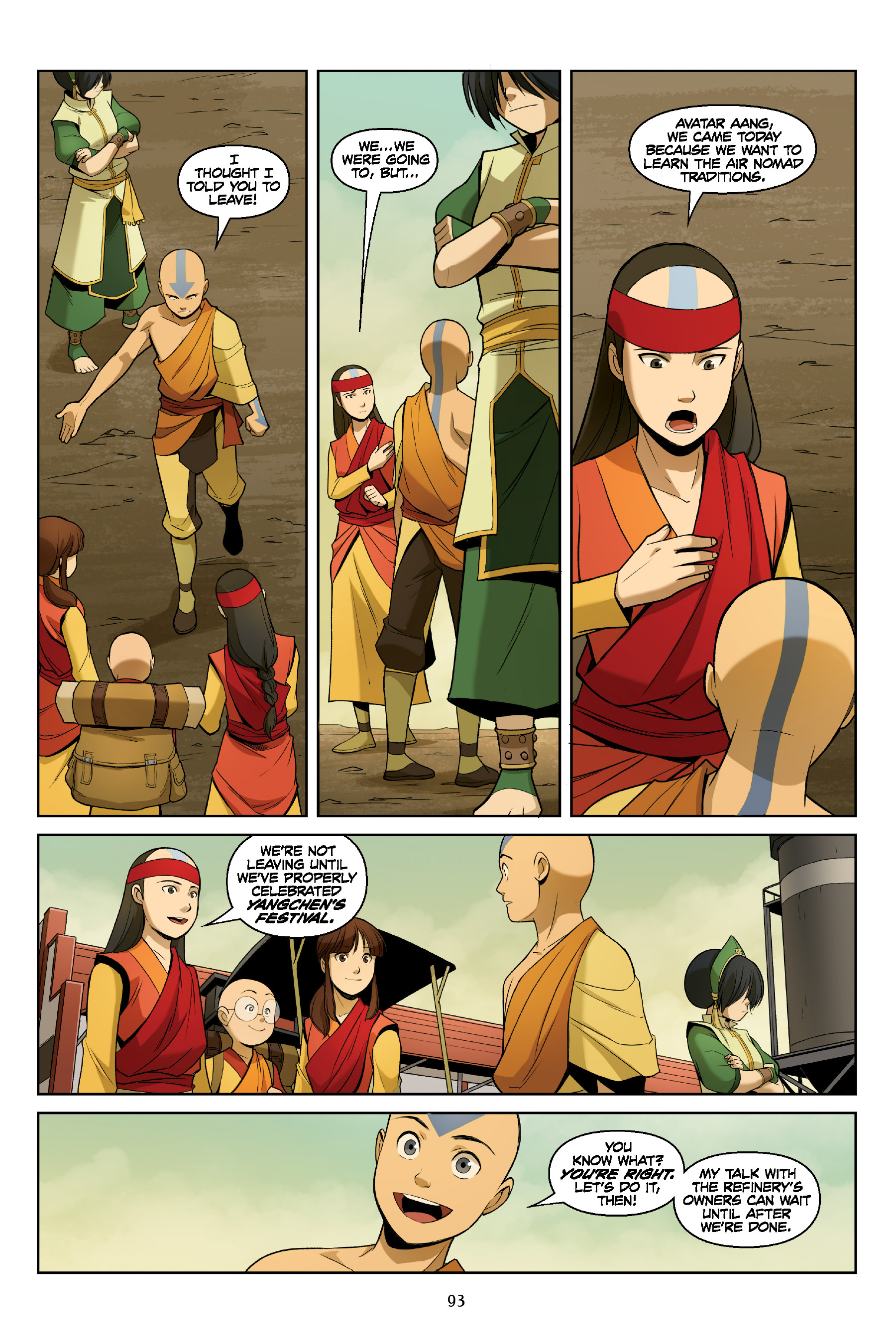 Read online Nickelodeon Avatar: The Last Airbender - The Rift comic -  Issue # _Omnibus (Part 1) - 93