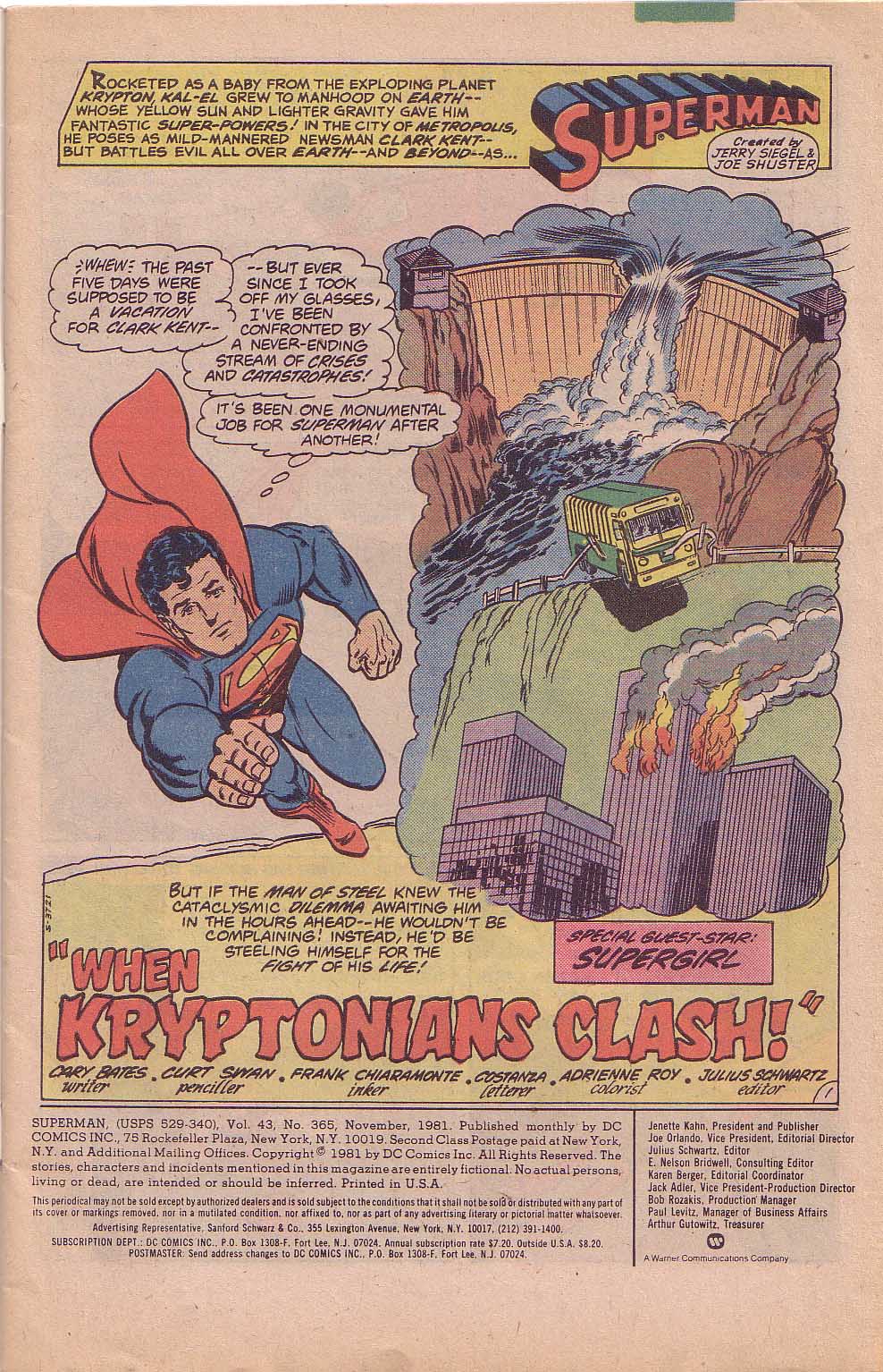 Read online Superman (1939) comic -  Issue #365 - 2