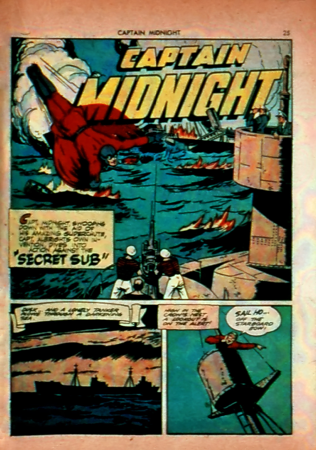 Read online Captain Midnight (1942) comic -  Issue #1 - 25