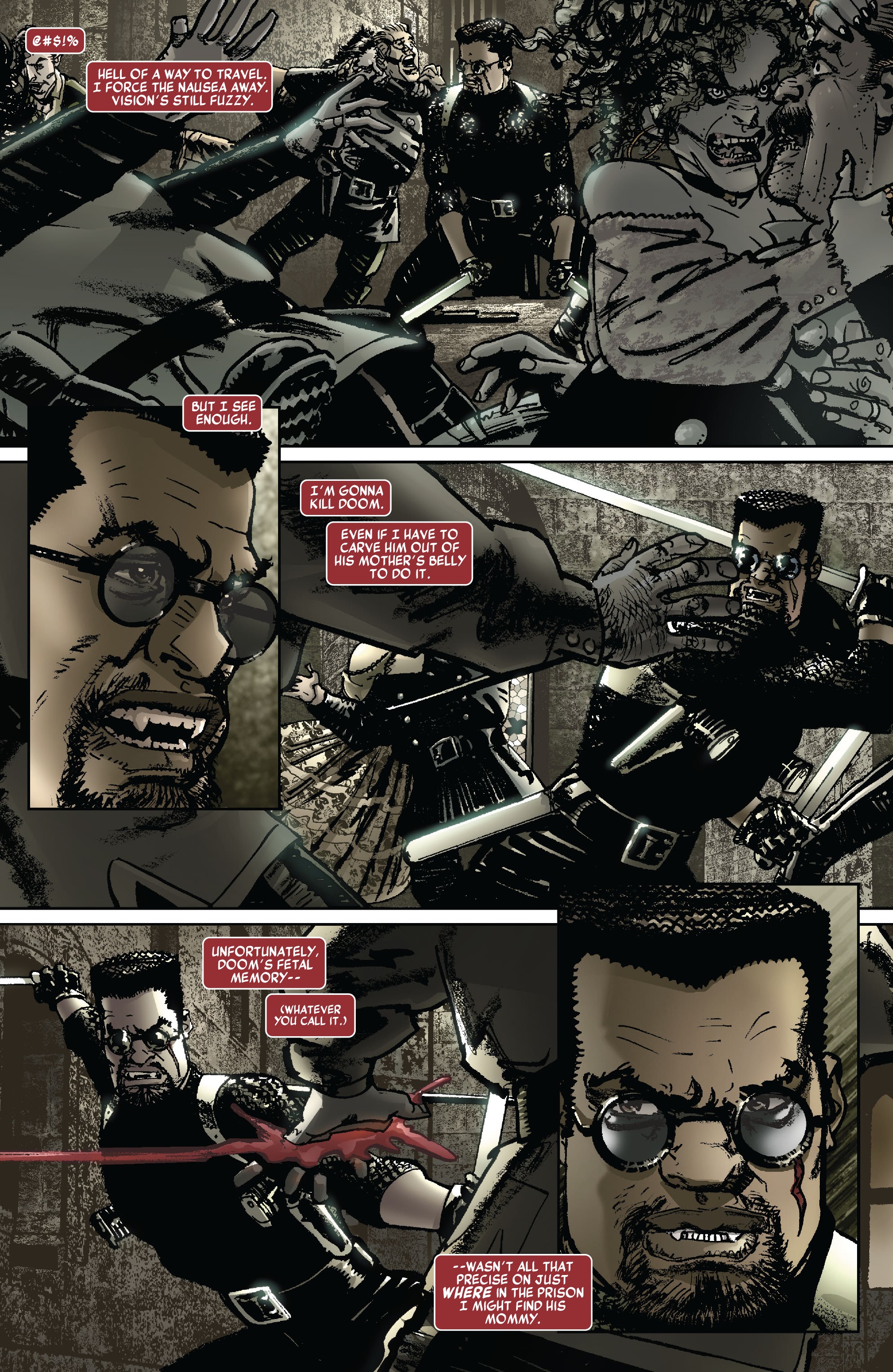 Read online Blade by Marc Guggenheim: The Complete Collection comic -  Issue # TPB (Part 1) - 40
