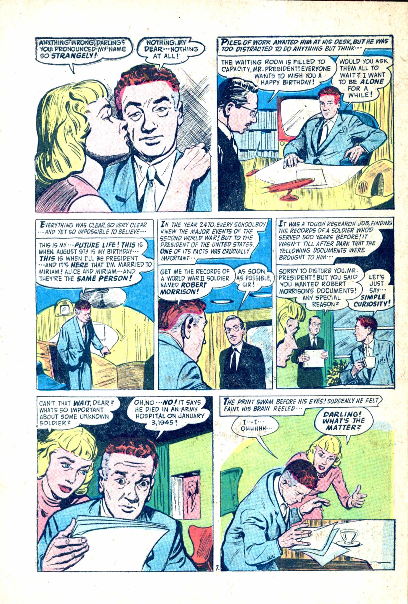 Read online Adventures Into The Unknown comic -  Issue #82 - 32