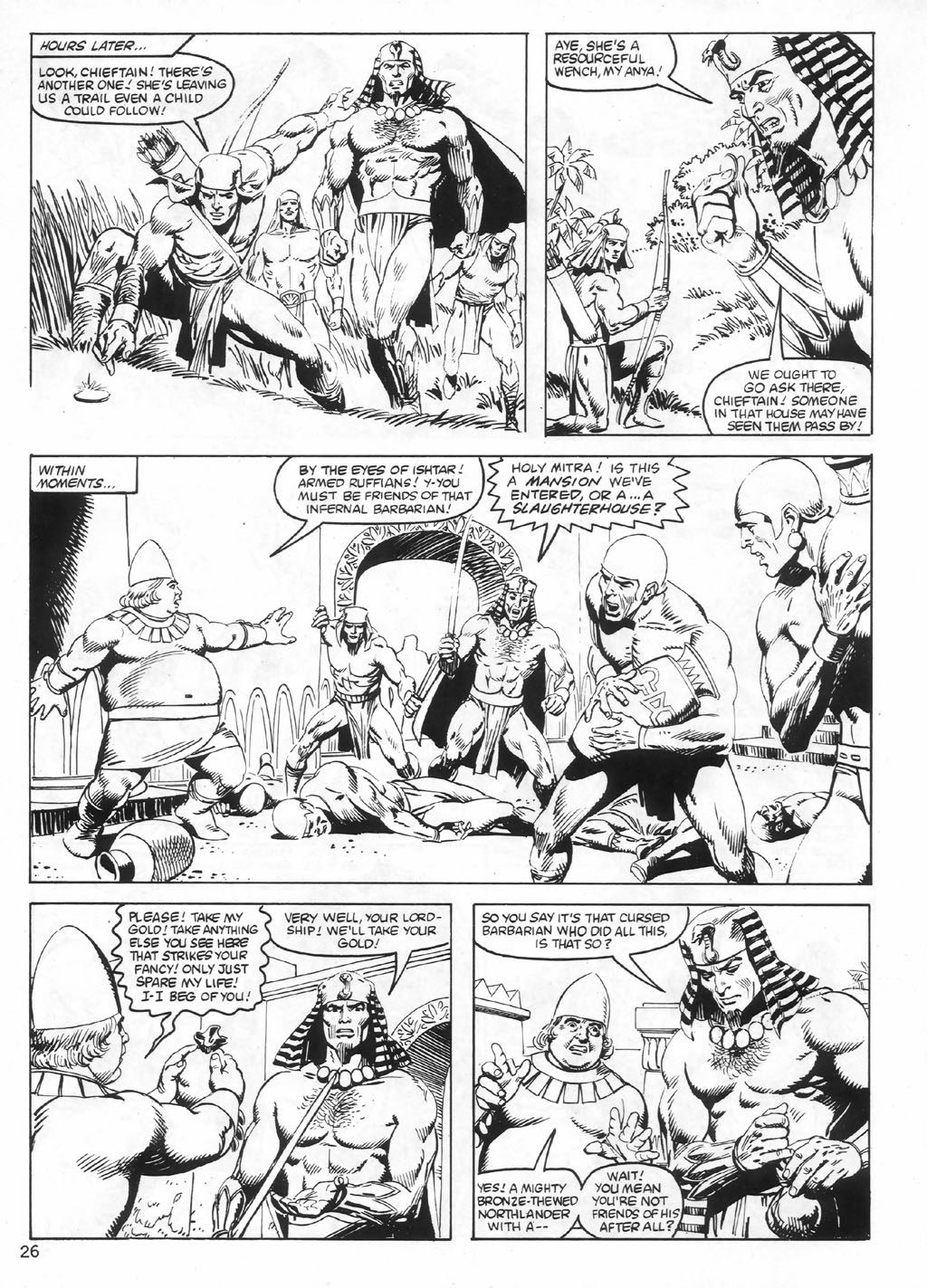 Read online The Savage Sword Of Conan comic -  Issue #97 - 26