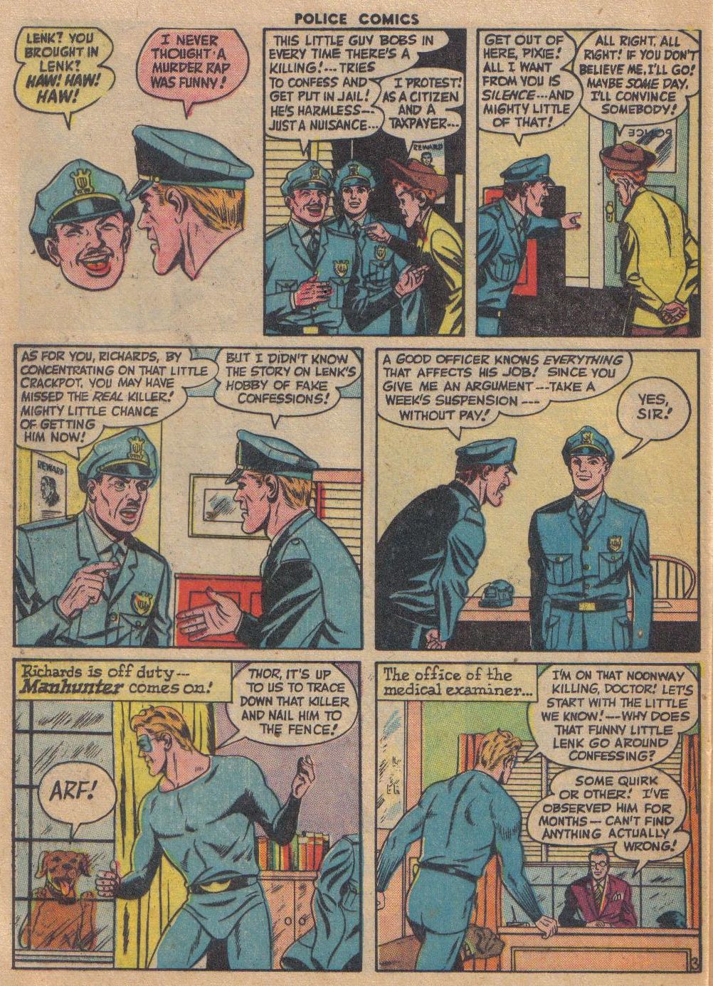 Read online Police Comics comic -  Issue #58 - 40