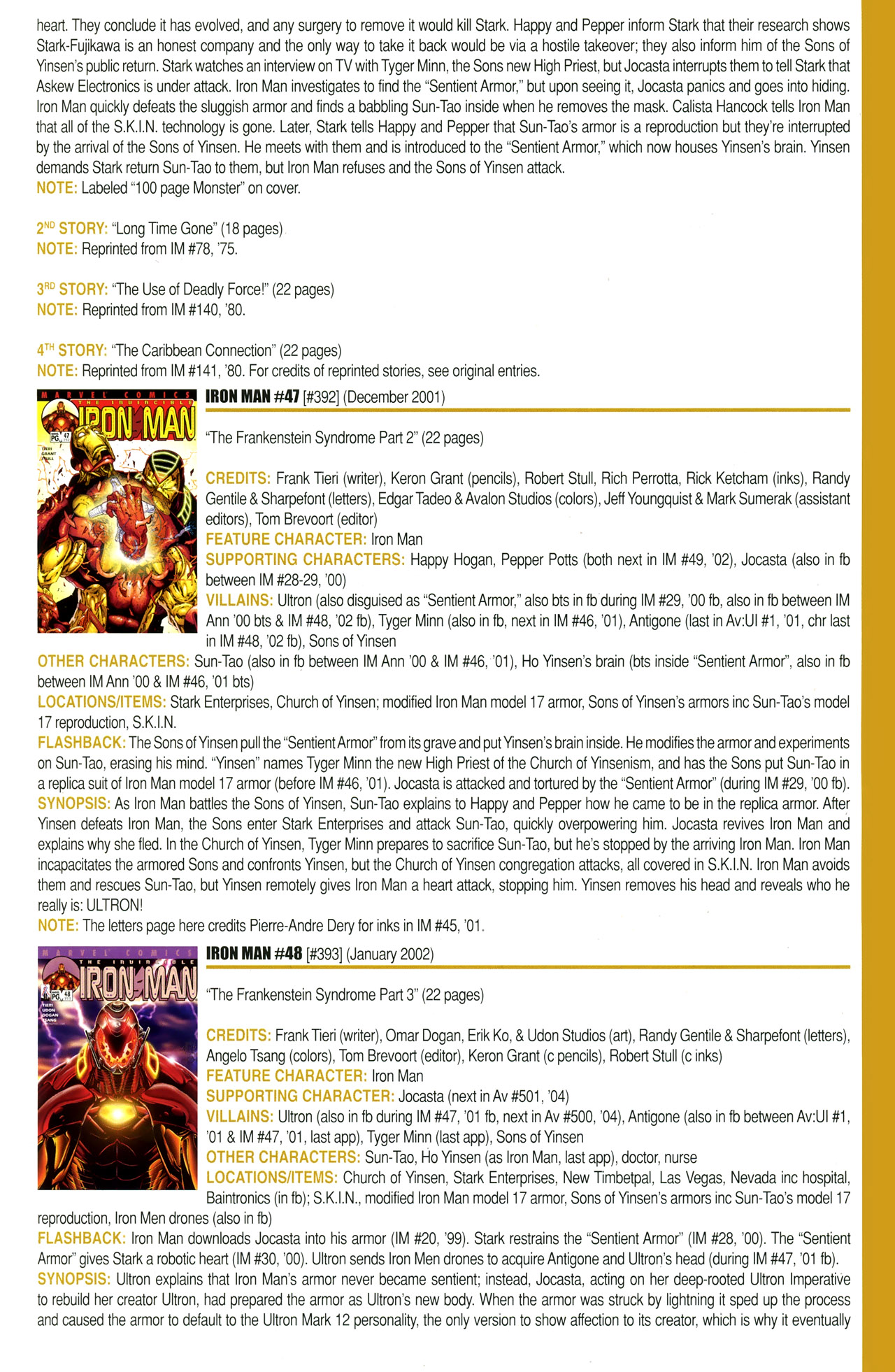 Read online Official Index to the Marvel Universe comic -  Issue #11 - 31