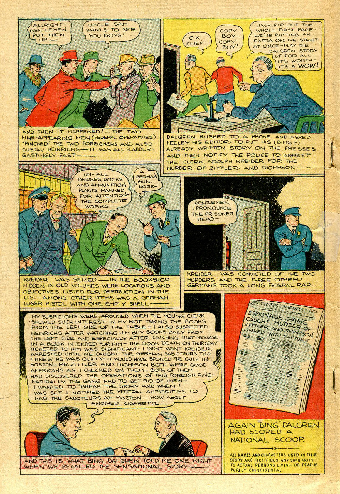 Read online Shadow Comics comic -  Issue #61 - 50