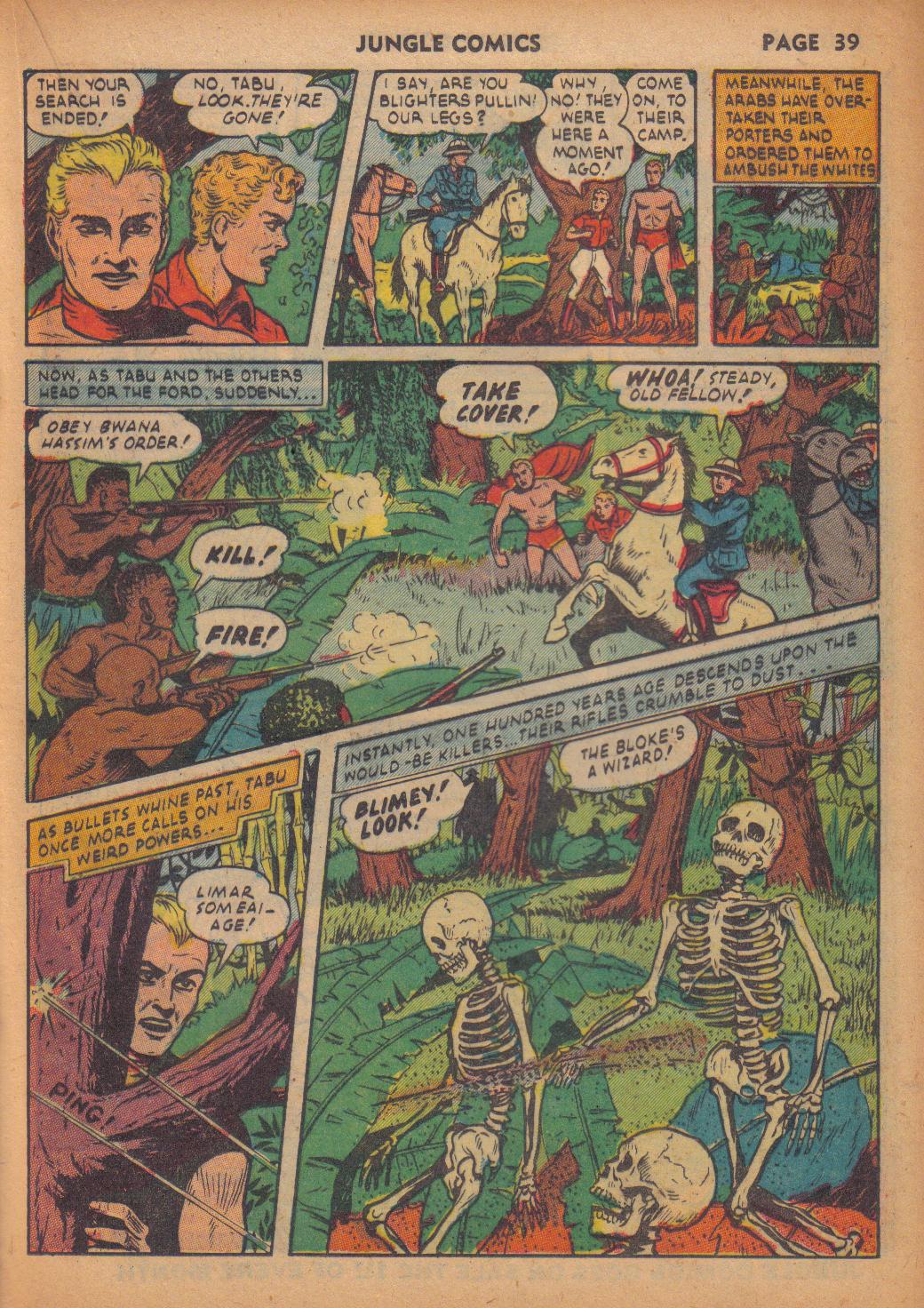 Read online Jungle Comics comic -  Issue #29 - 40