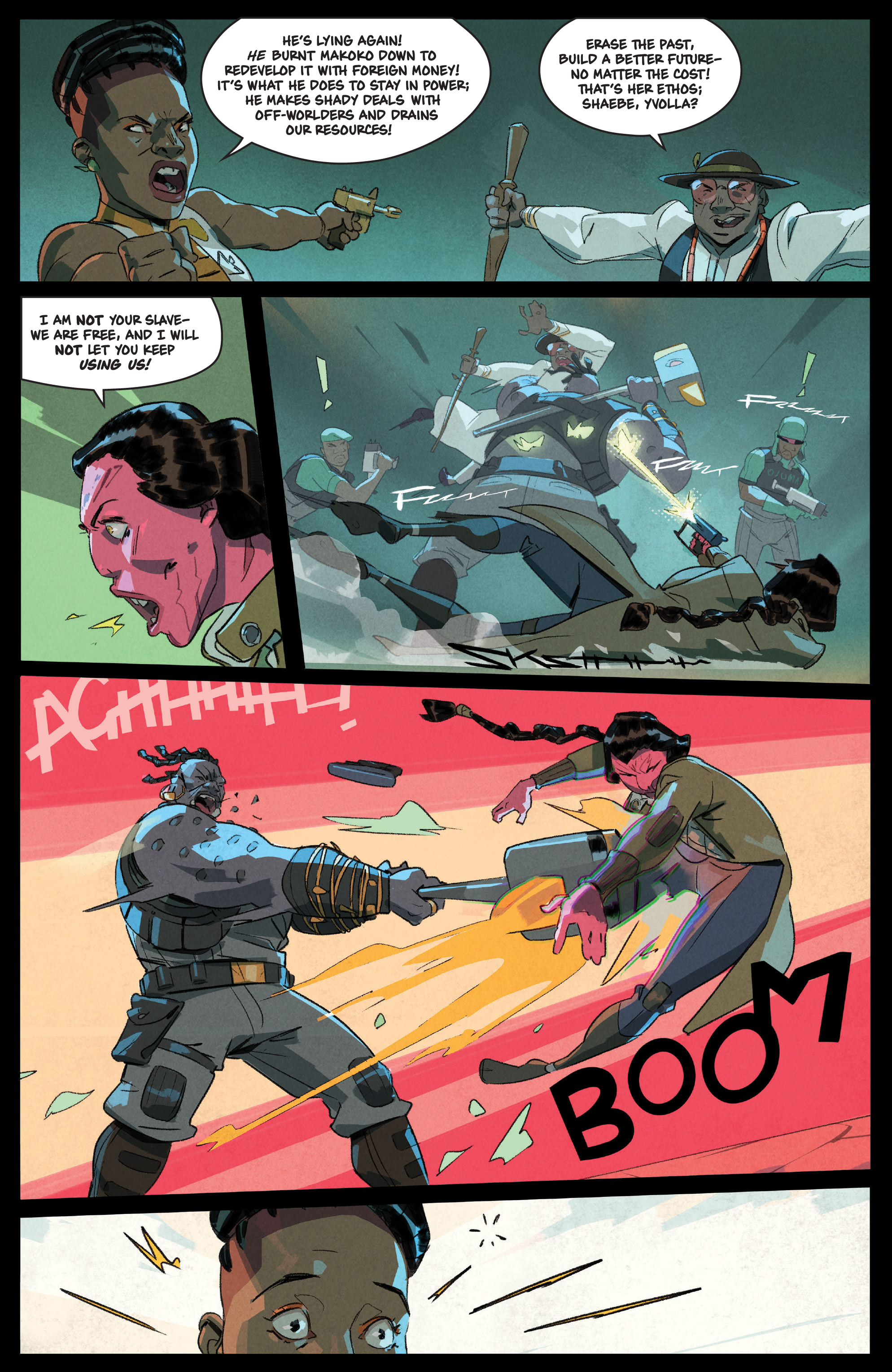 Read online New Masters comic -  Issue #6 - 22