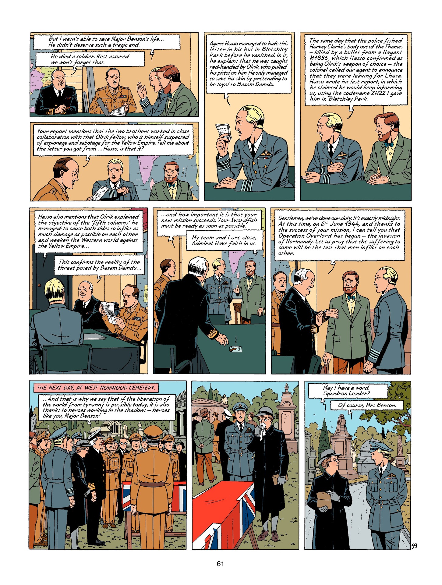 Read online Blake & Mortimer comic -  Issue #21 - 61