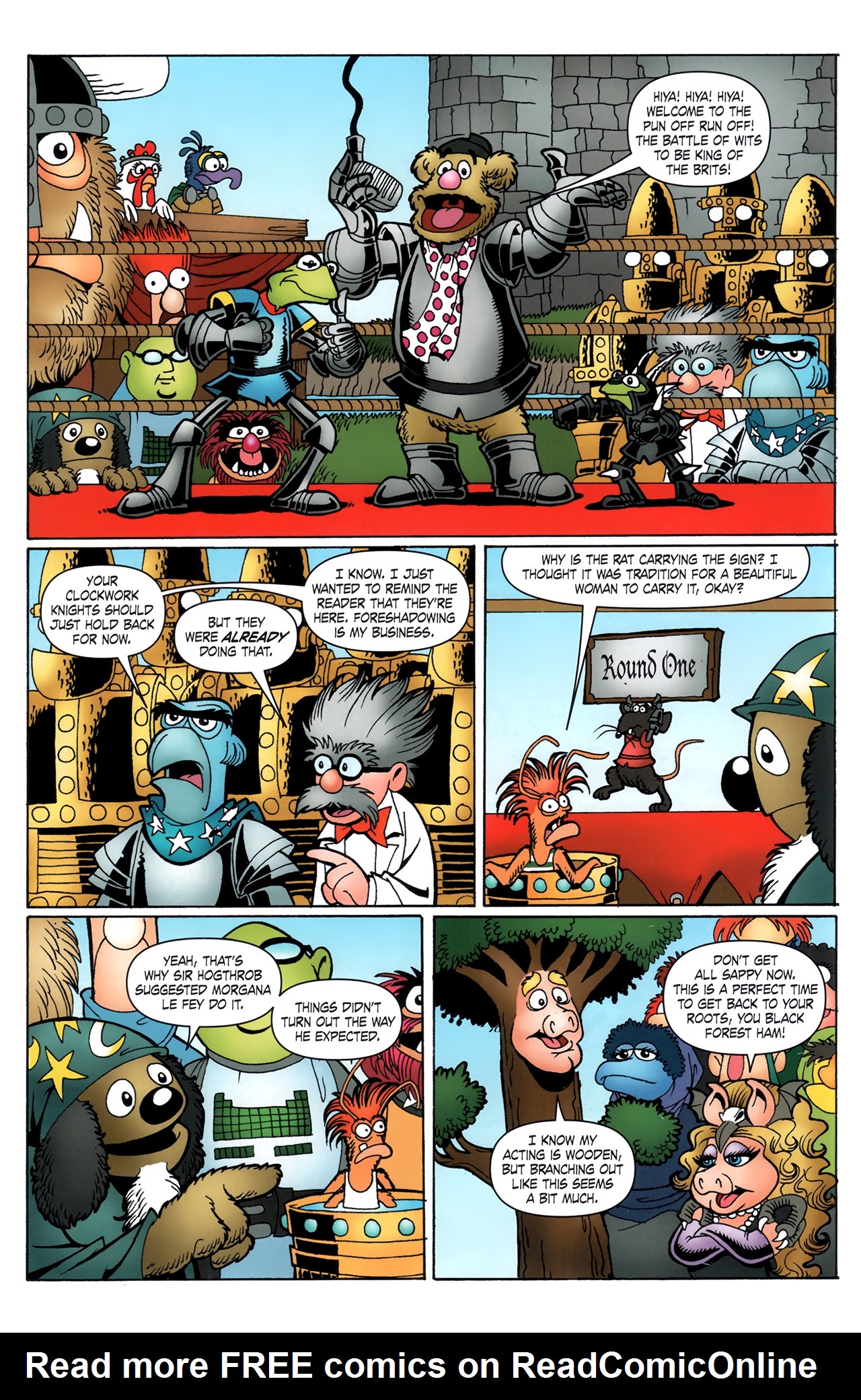 Read online Muppet King Arthur comic -  Issue #4 - 11