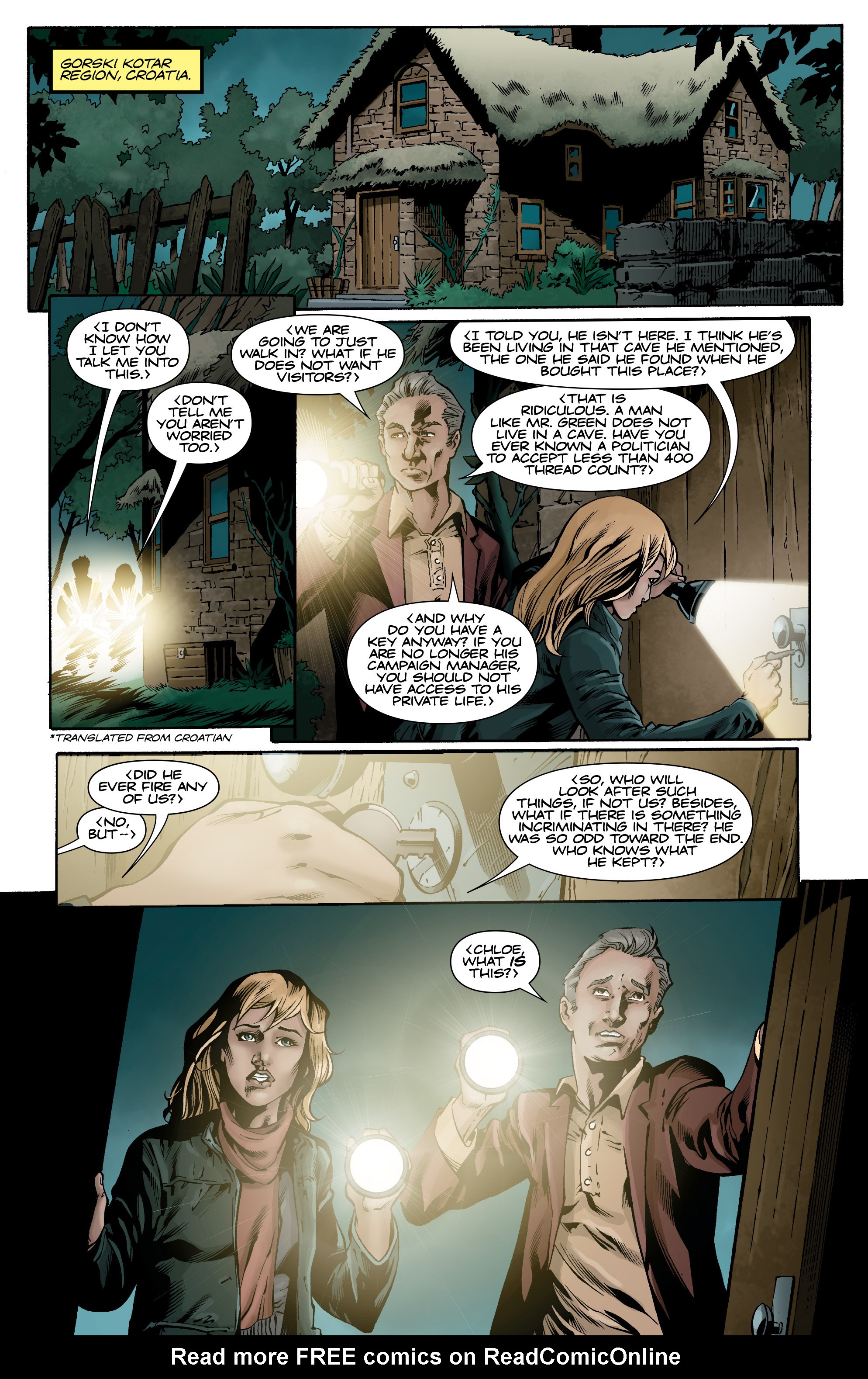 Read online Lara Croft and the Frozen Omen comic -  Issue #4 - 8