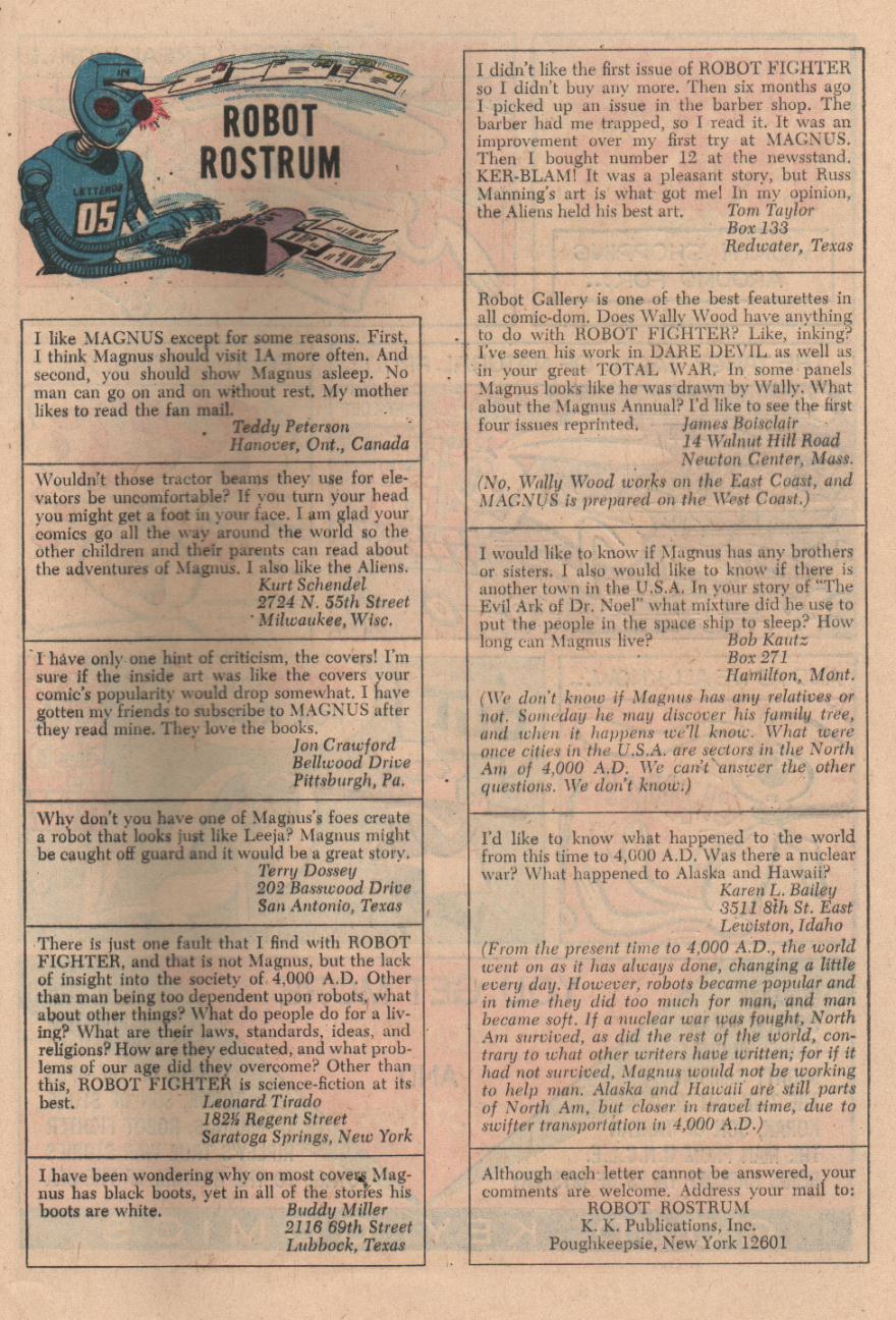 Read online Magnus, Robot Fighter 4000 AD comic -  Issue #15 - 33