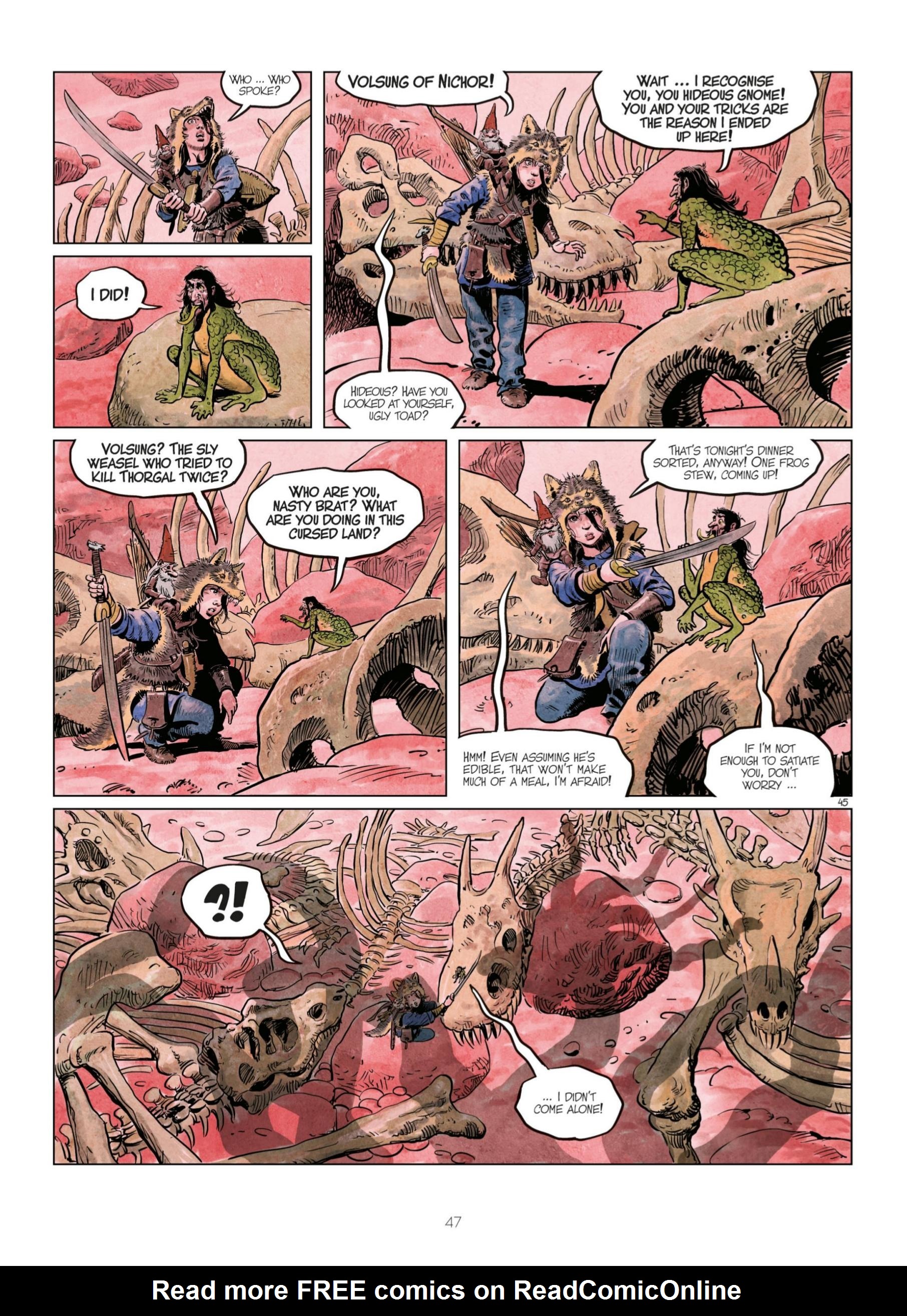 Read online The World of Thorgal: Wolfcub comic -  Issue #6 - 49