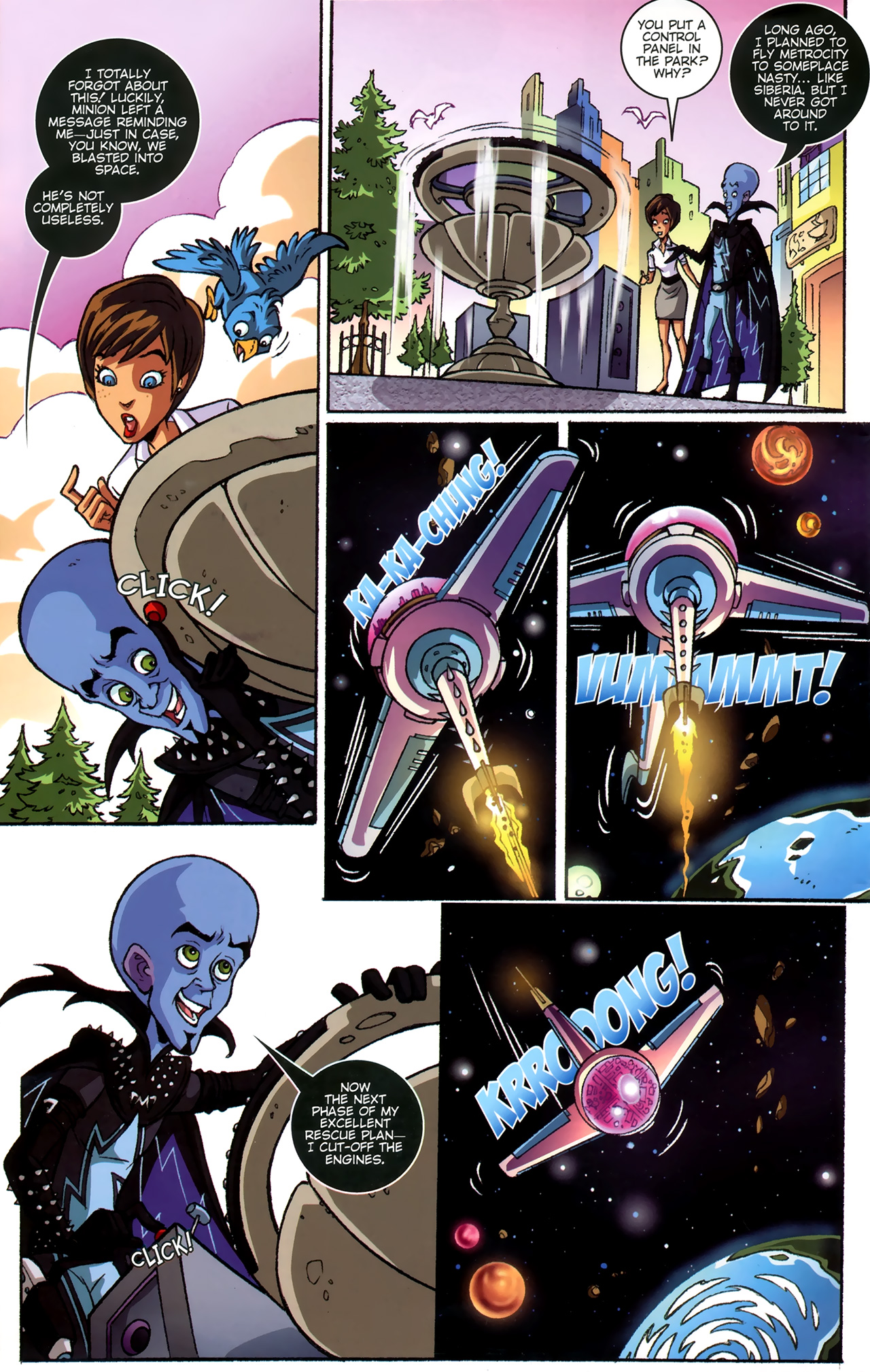 Read online Megamind: Bad. Blue. Brilliant. comic -  Issue #4 - 28