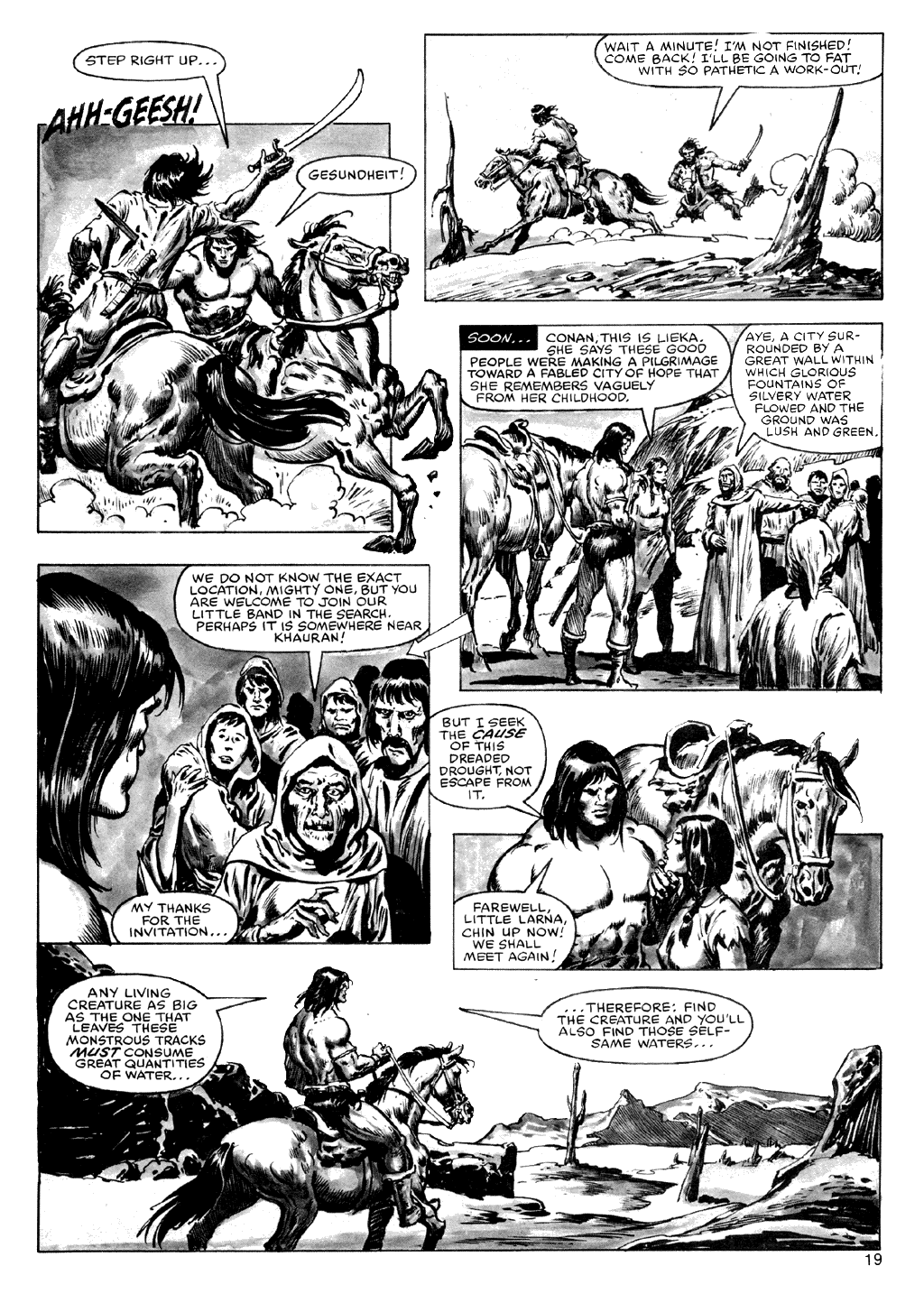 Read online The Savage Sword Of Conan comic -  Issue #72 - 19