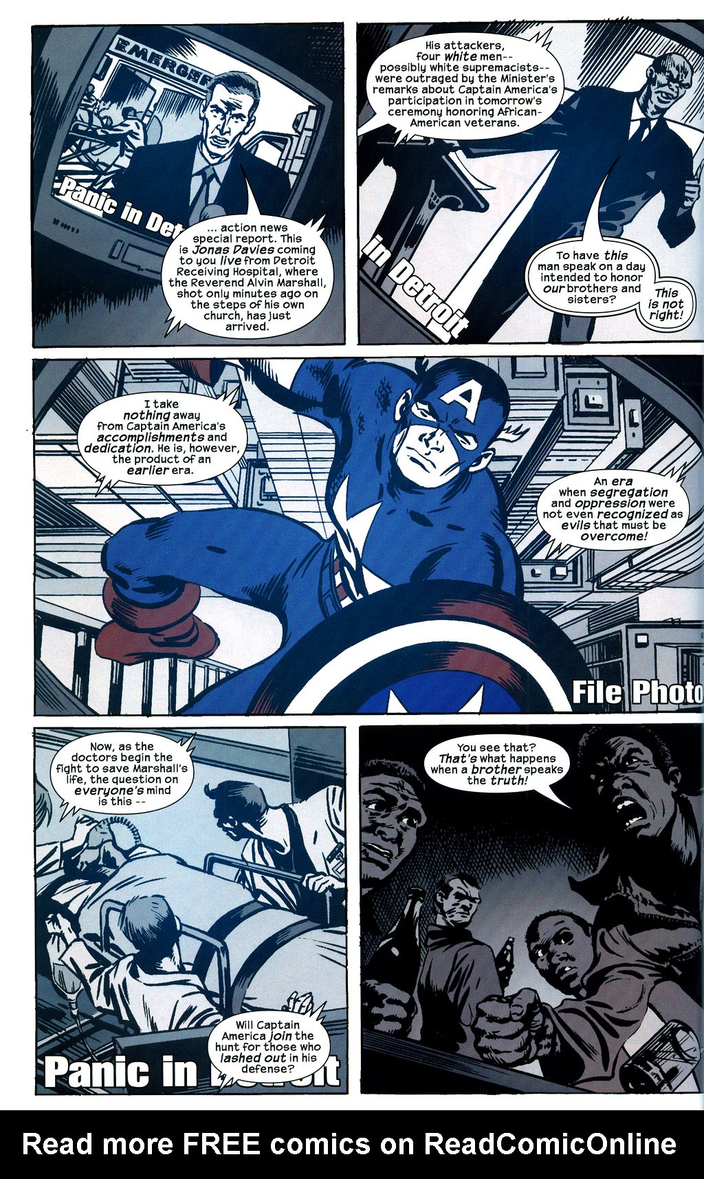 Read online Captain America: Red, White & Blue comic -  Issue # TPB - 80