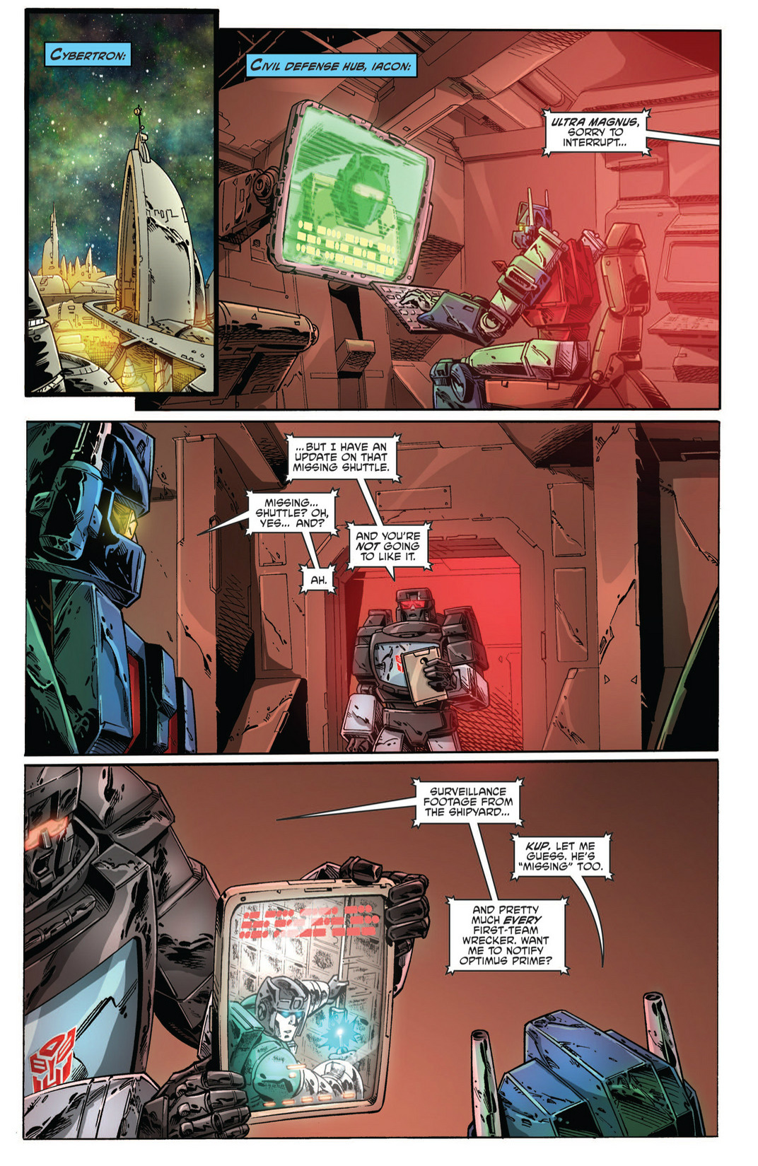 Read online The Transformers: Regeneration One comic -  Issue #82 - 12