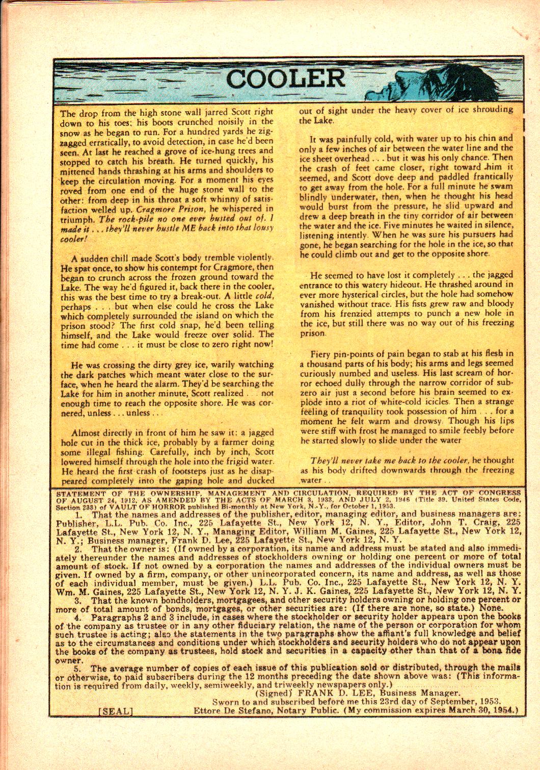 Read online The Vault of Horror (1950) comic -  Issue #36 - 19