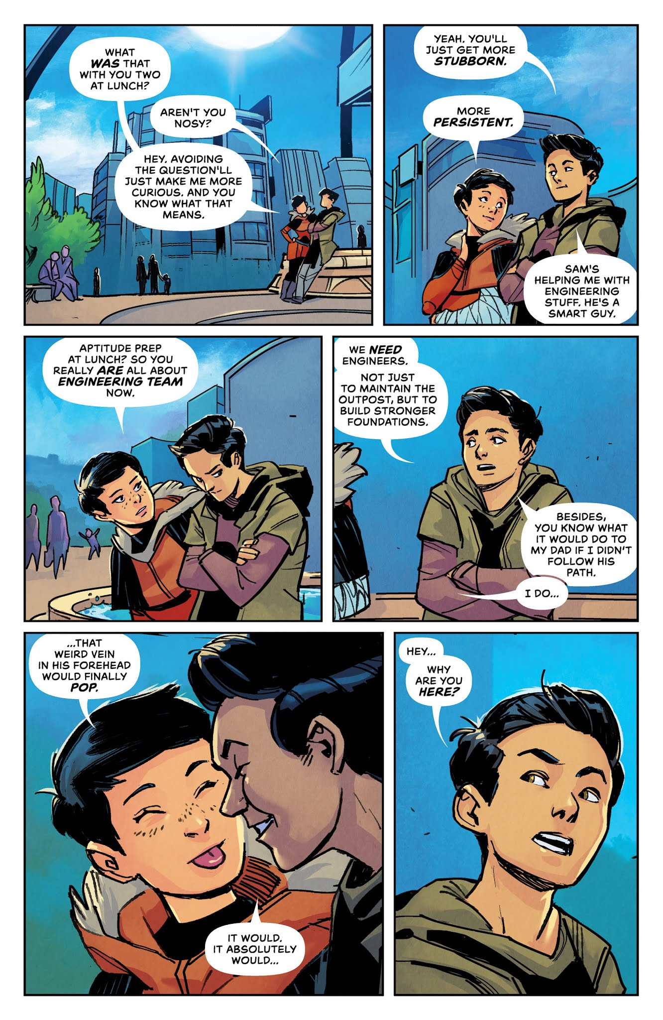 Read online Outpost Zero comic -  Issue #1 - 17
