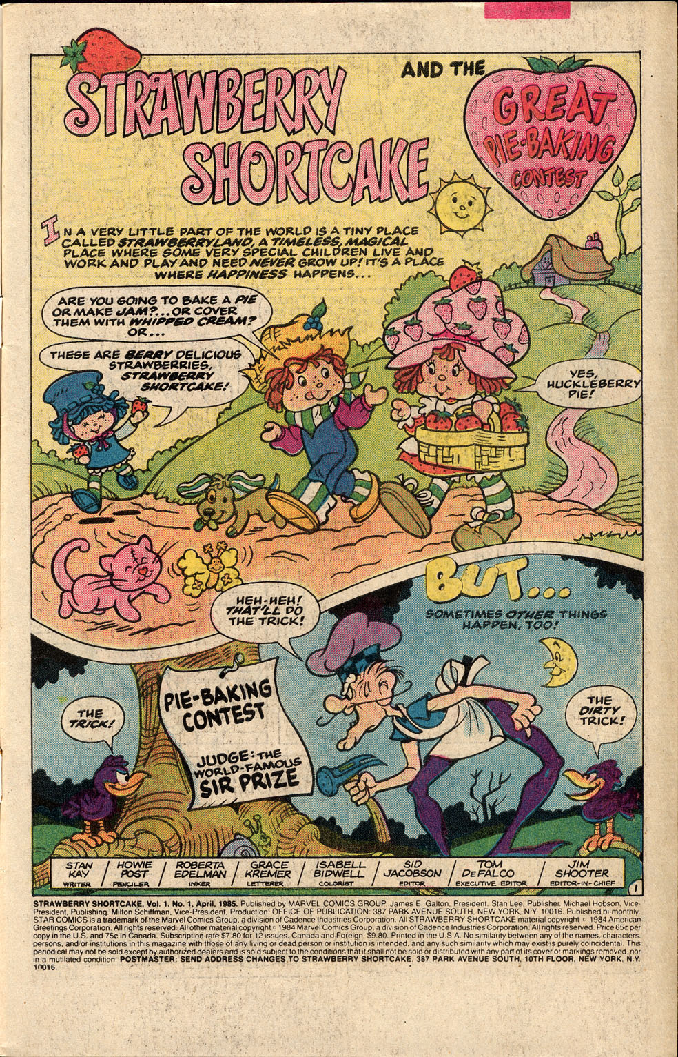 Read online Strawberry Shortcake (1985) comic -  Issue #1 - 3