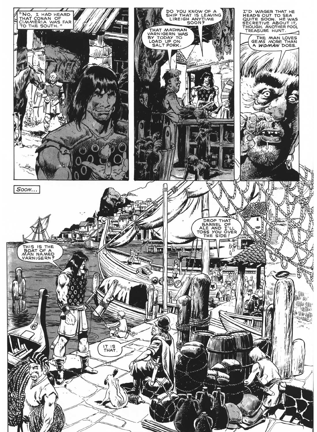 Read online The Savage Sword Of Conan comic -  Issue #170 - 20
